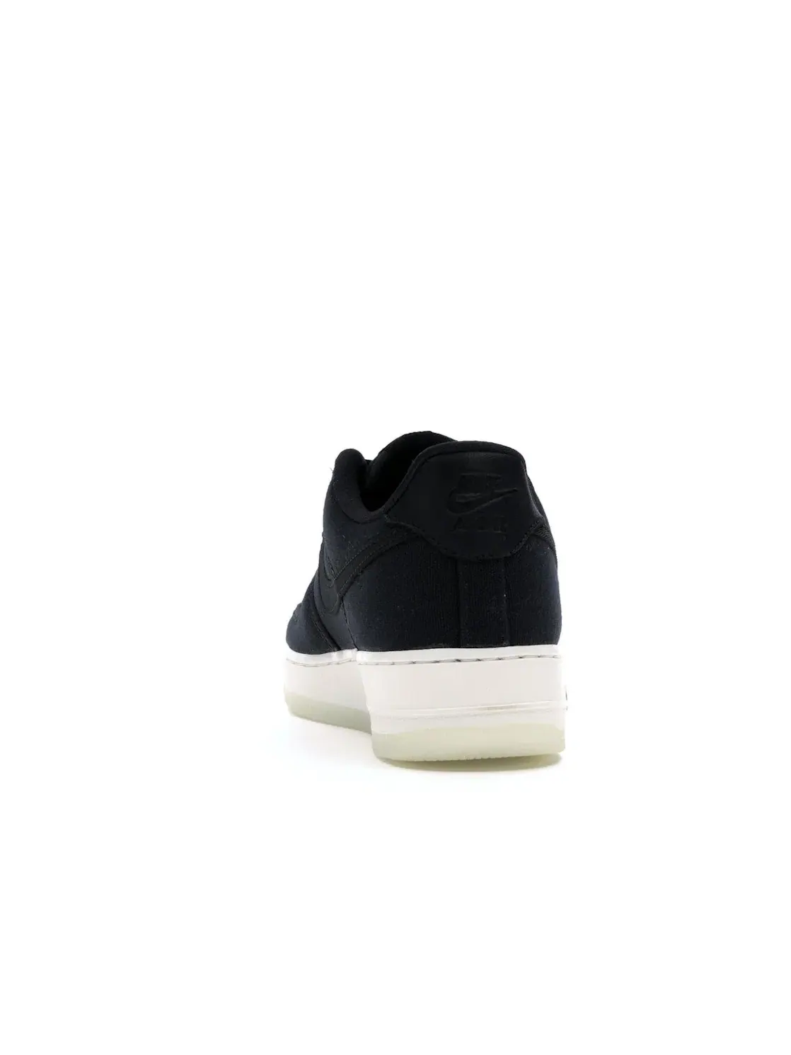 Мужские кроссовки на шнуровке из парусины Nike Air Force 1 Low Canvas — изображение 4 из 4, черный/черный-белый