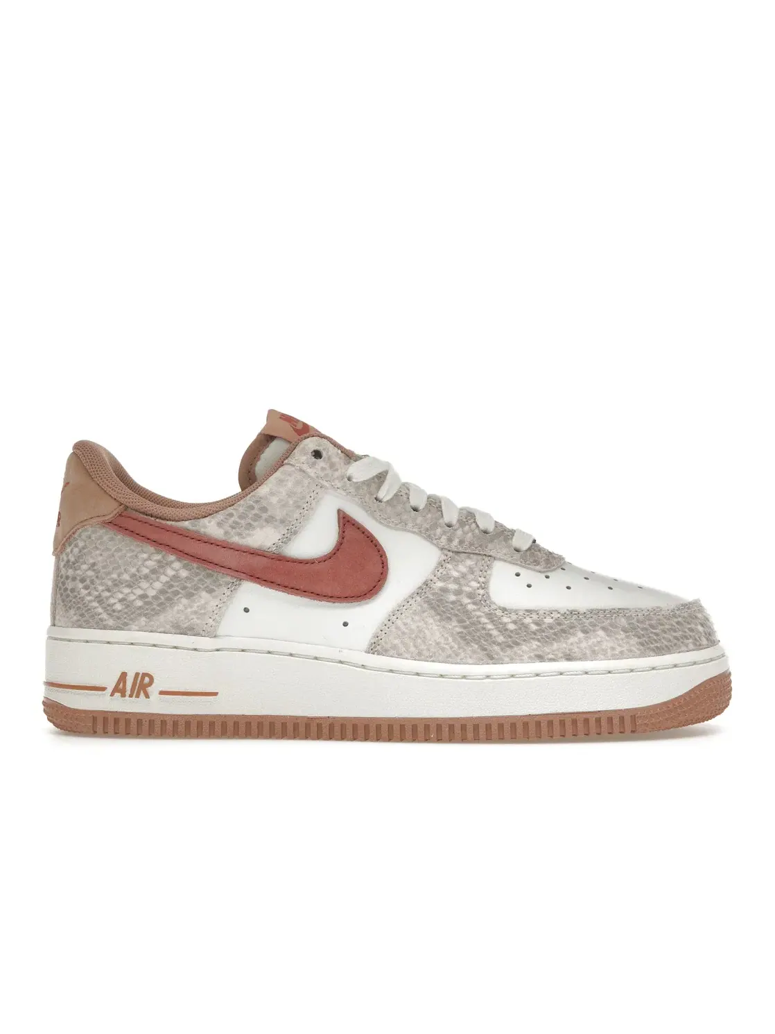 Мужские кроссовки с змеиным принтом Nike Air Force 1 Low Nike — изображение 1 из 4, белый