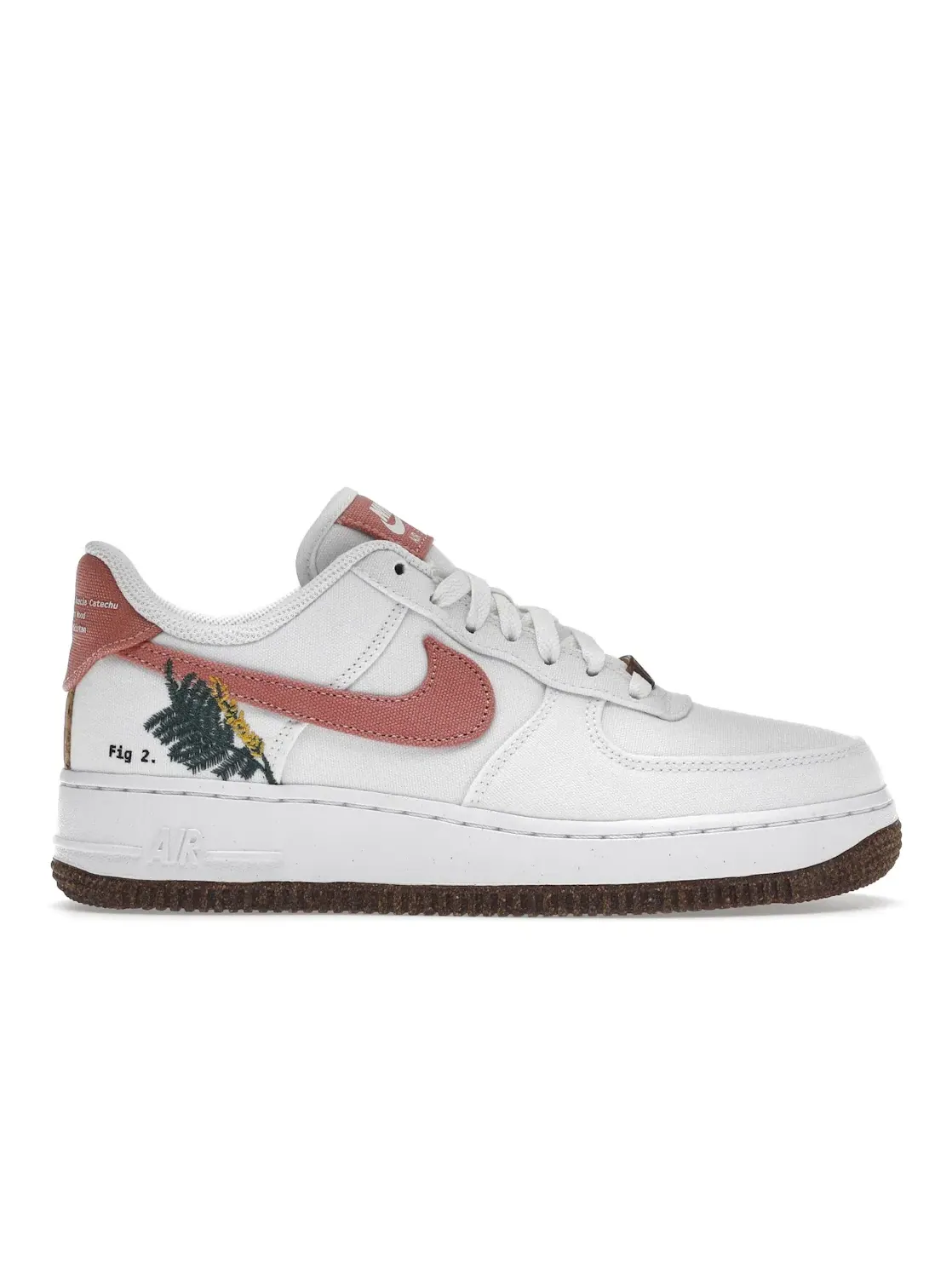 Женские кроссовки с принтом Nike Air Force 1 Low Nike — изображение 1 из 4, белый/светлый-белый