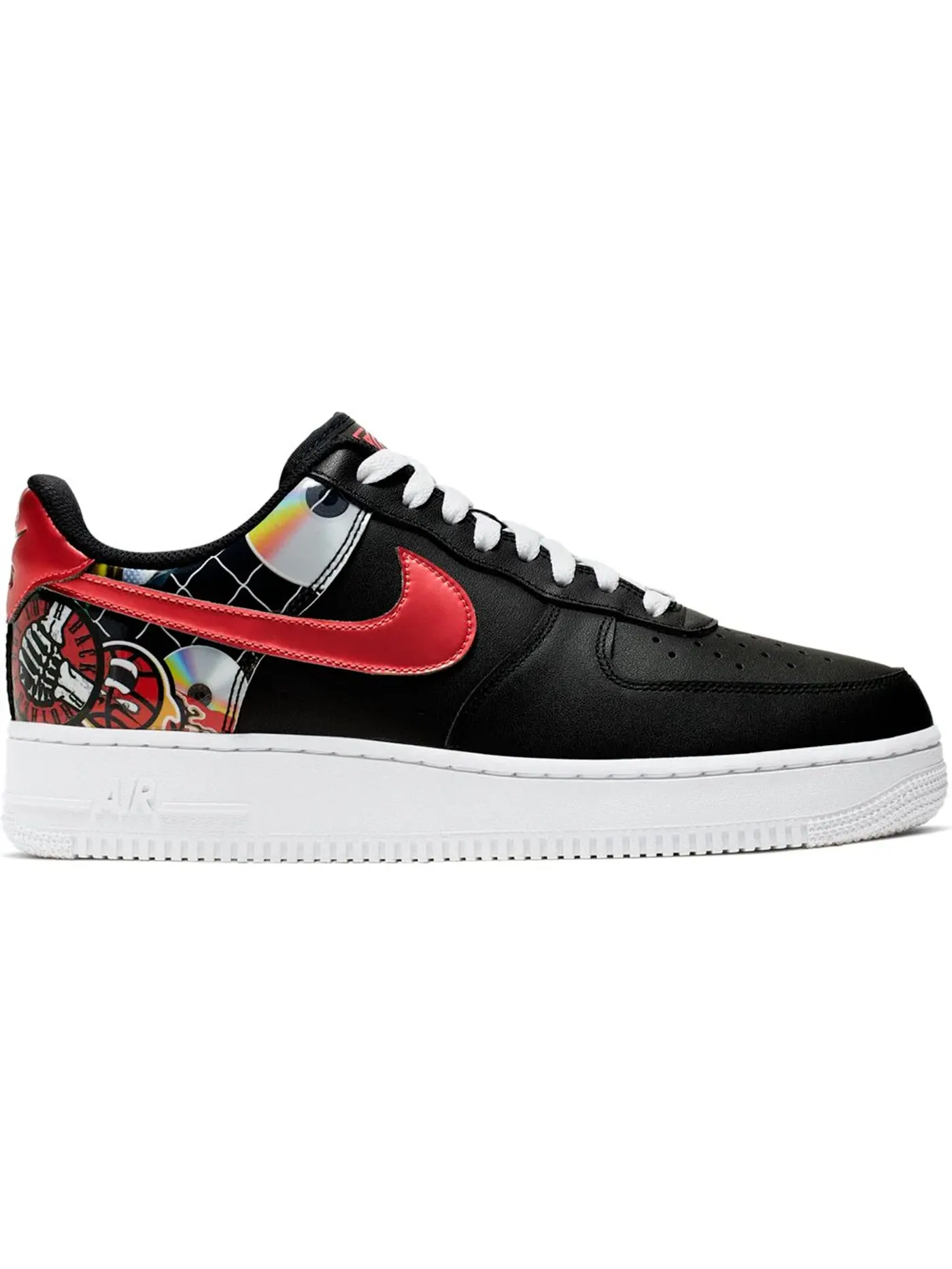 Мужские кроссовки Lifestyle Nike Air Force 1 Low — изображение 1 из 1, черный/белый-красный