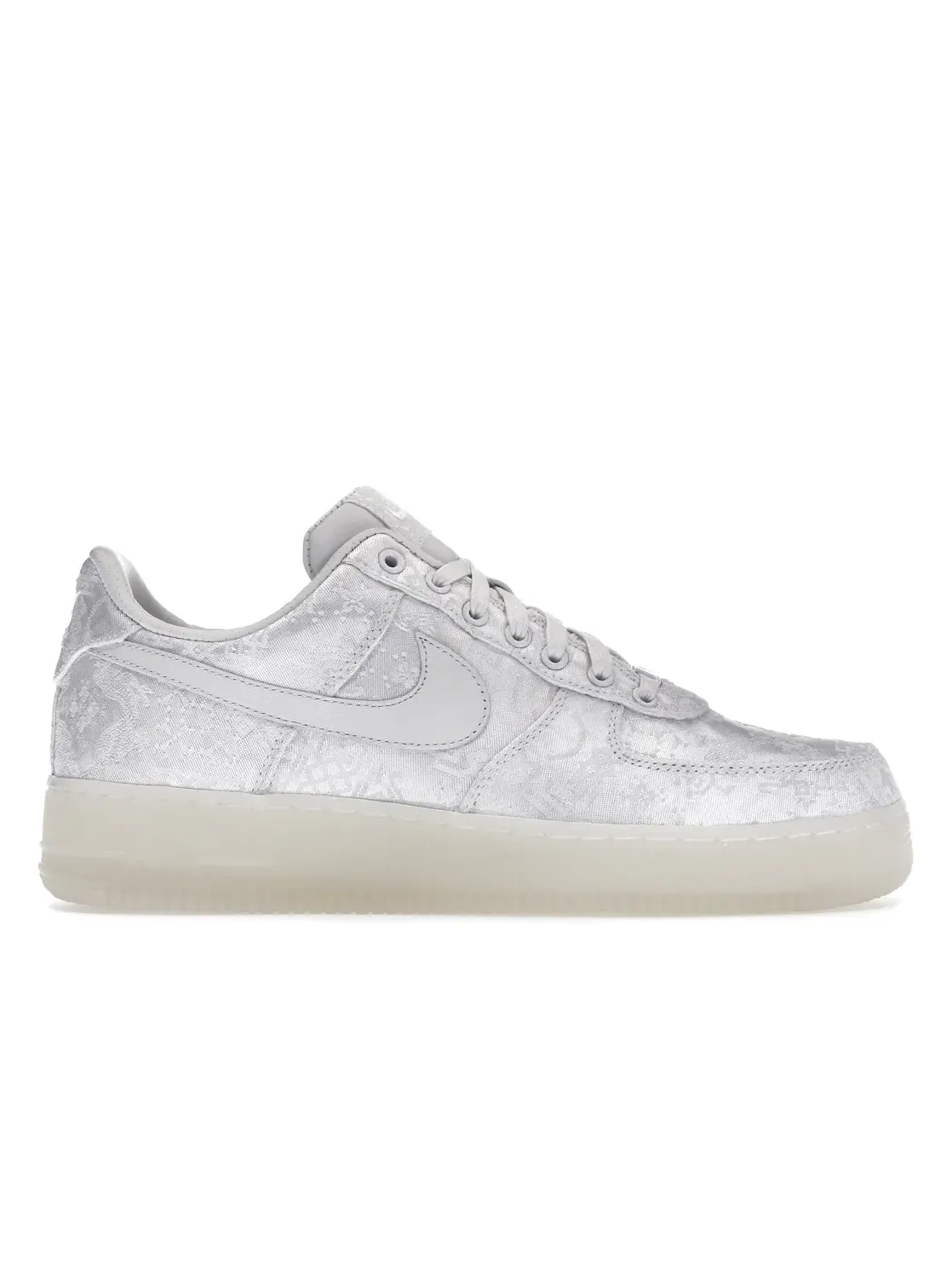 Мужские кроссовки с белой расцветкой Nike Air Force 1 Low CLOT 1WORLD — изображение 1 из 4, белый/белый-белый