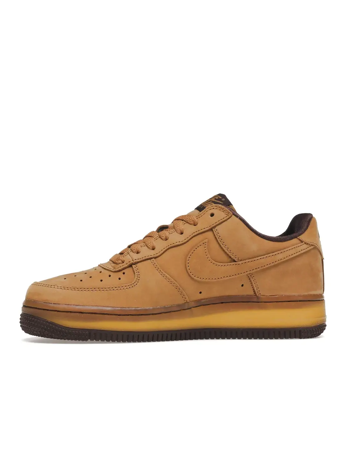 Мужские кроссовки с велюровым верхом Nike Air Force 1 Low, Wheat/Dark Mocha — изображение 3 из 4