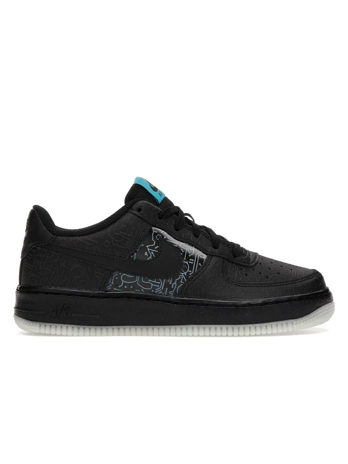 Детские кроссовки Lifestyle с принтом Nike Air Force 1 Low Computer Chip Space Jam — изображение 1 из 4
