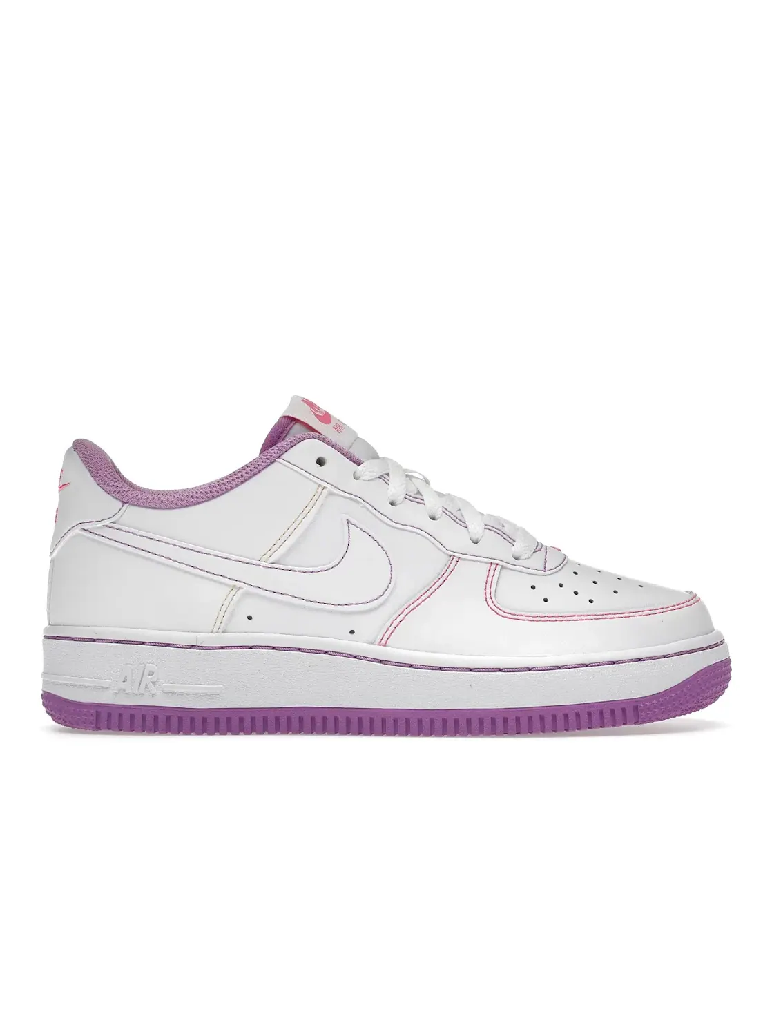 Детские кроссовки Lifestyle Nike Air Force 1 Low — изображение 1 из 4, белый//розовый/белый