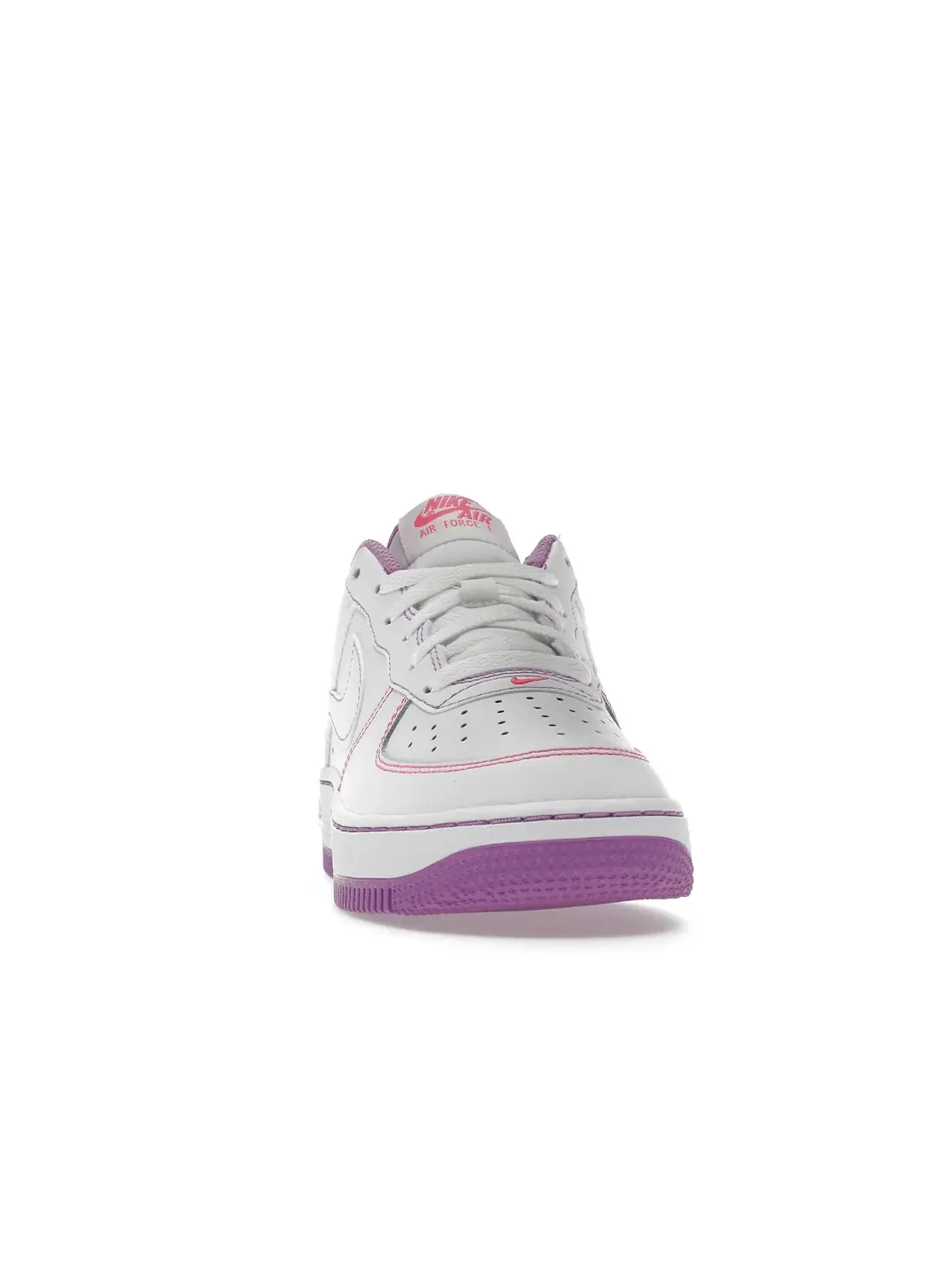 Детские кроссовки Lifestyle Nike Air Force 1 Low — изображение 2 из 4, белый//розовый/белый