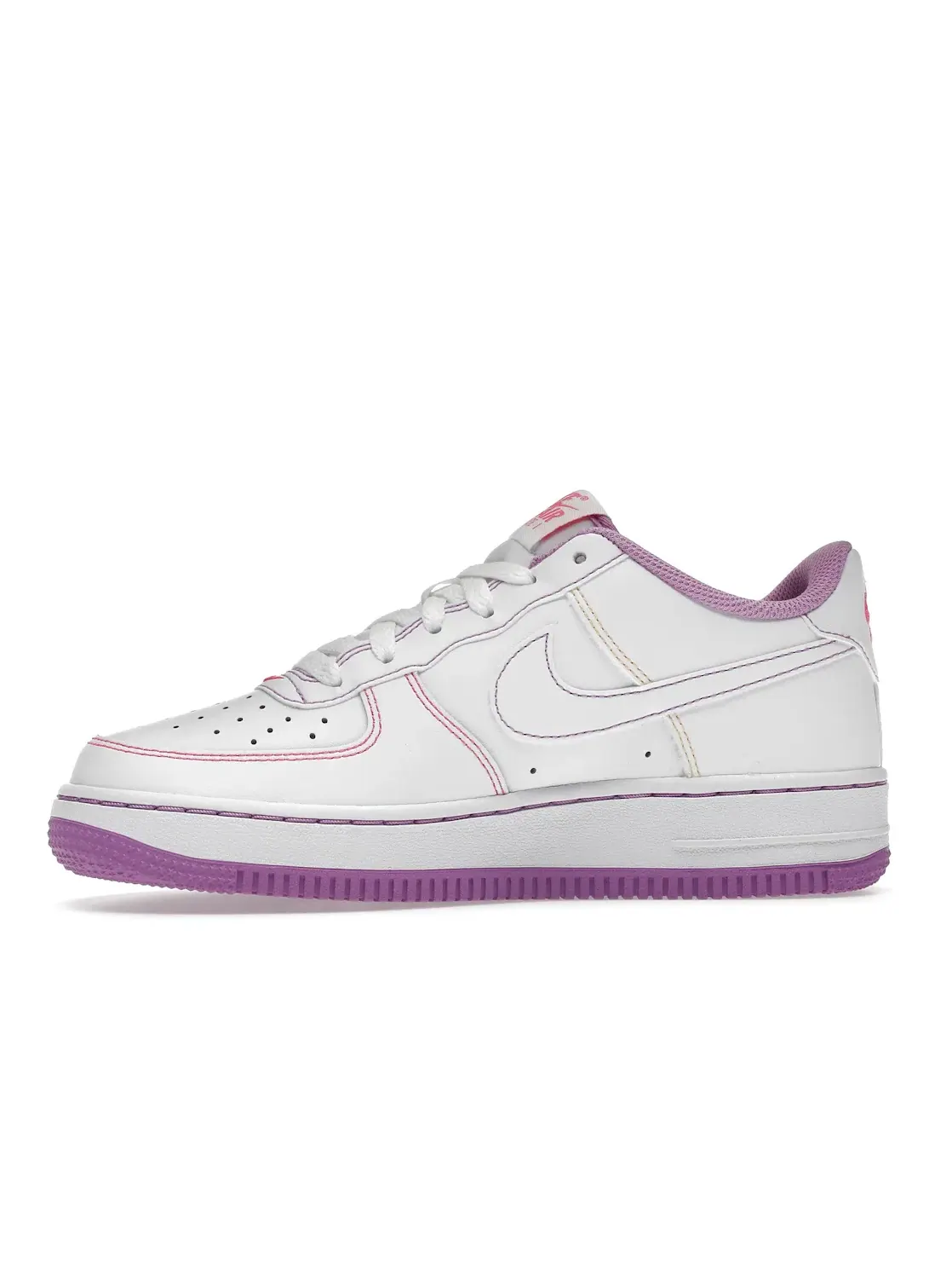 Детские кроссовки Lifestyle Nike Air Force 1 Low — изображение 3 из 4, белый//розовый/белый
