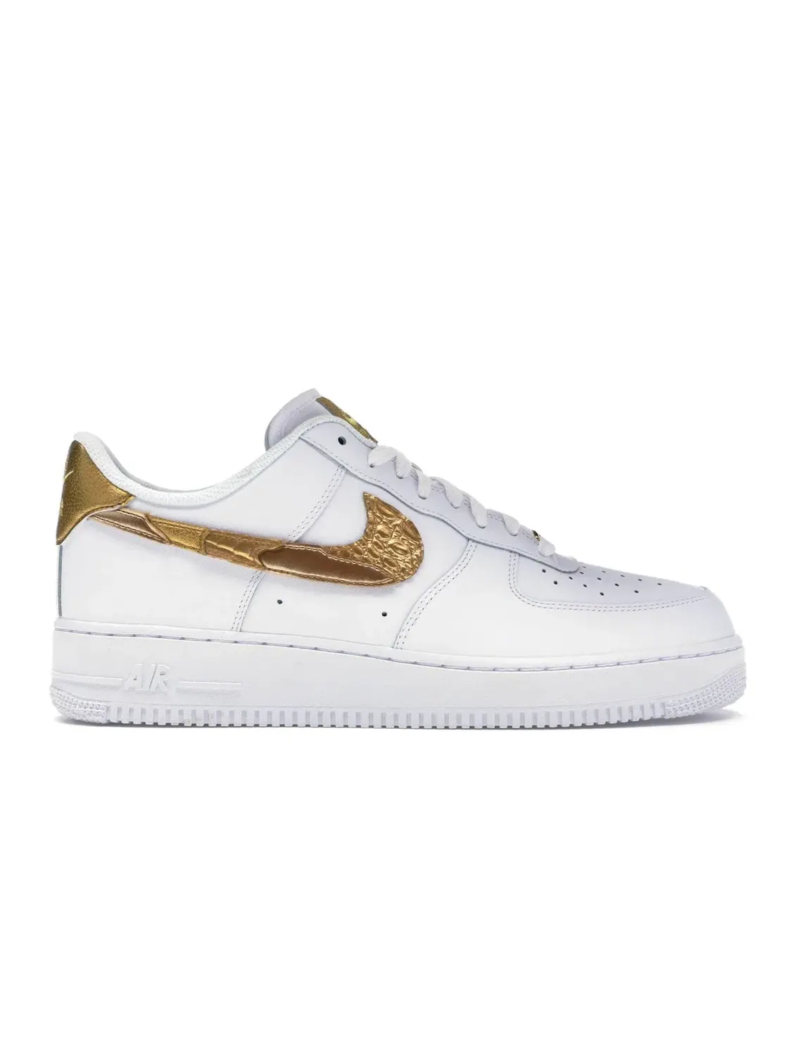 Мужские кроссовки с золотым патчем CR7 Nike Air Force 1 Low — изображение 1 из 4