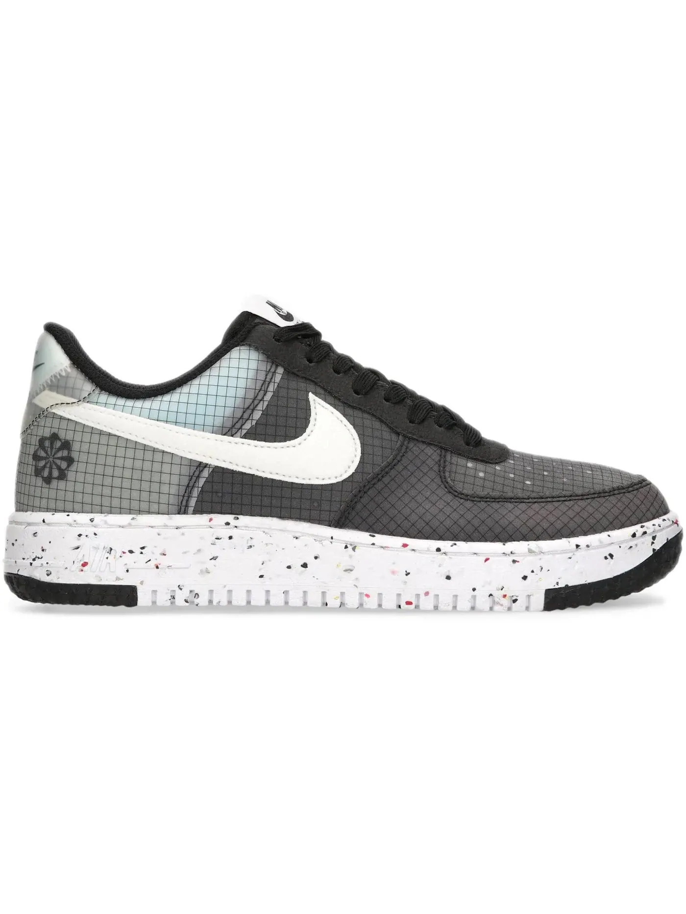 Мужские кроссовки Lifestyle Nike Air Force 1 Low Crater — изображение 1 из 1, черный//белый