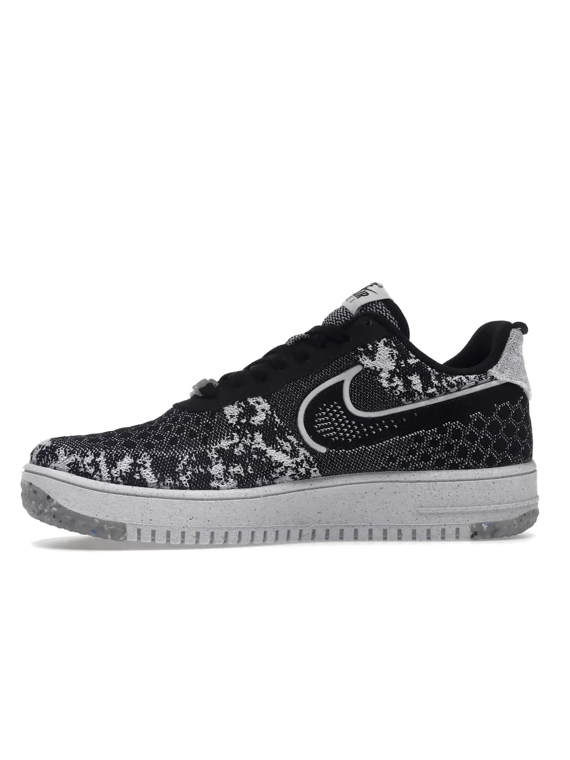 Мужские кроссовки с принтом Nike Air Force 1 Low Crater Flyknit Nike — изображение 3 из 4, черный/белый/белый
