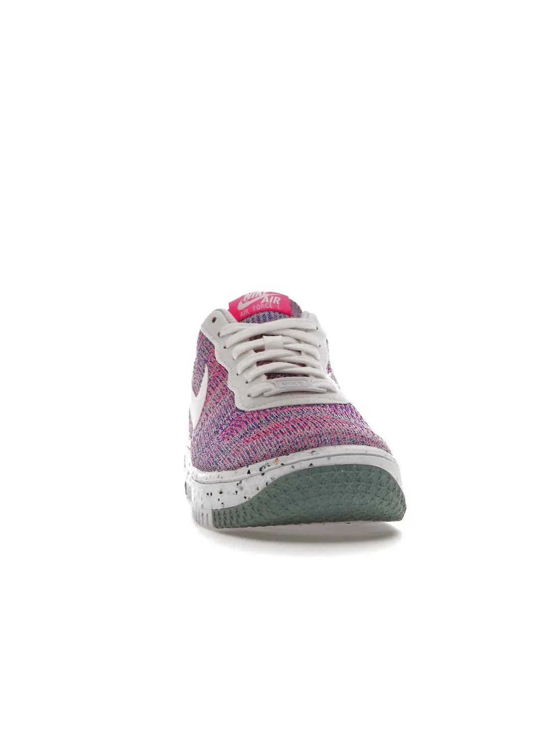 Женские кроссовки Lifestyle Nike Air Force 1 Low Crater Flyknit — изображение 2 из 4, розовый/зеленый/белый