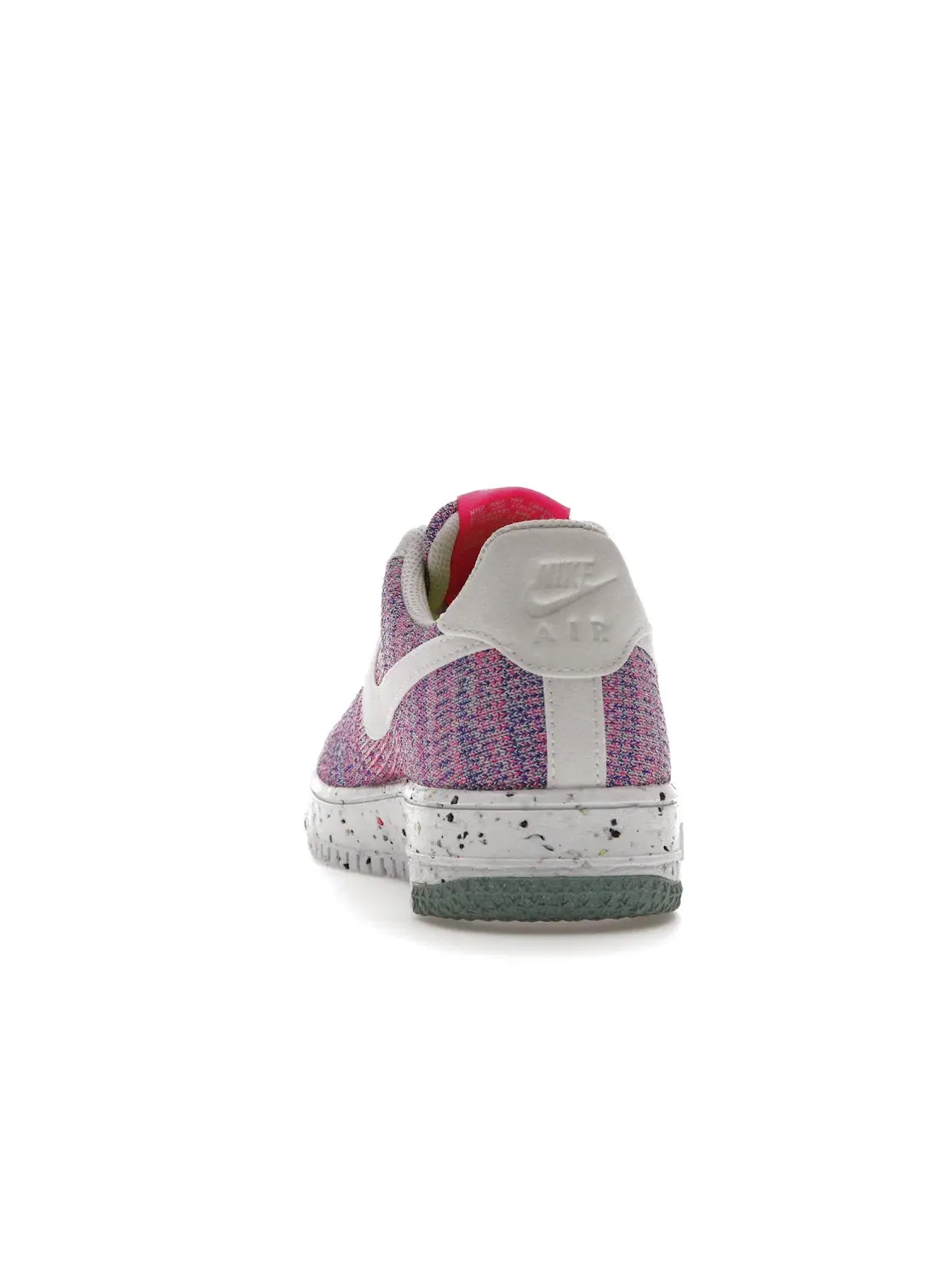 Женские кроссовки Lifestyle Nike Air Force 1 Low Crater Flyknit — изображение 4 из 4, розовый/зеленый/белый
