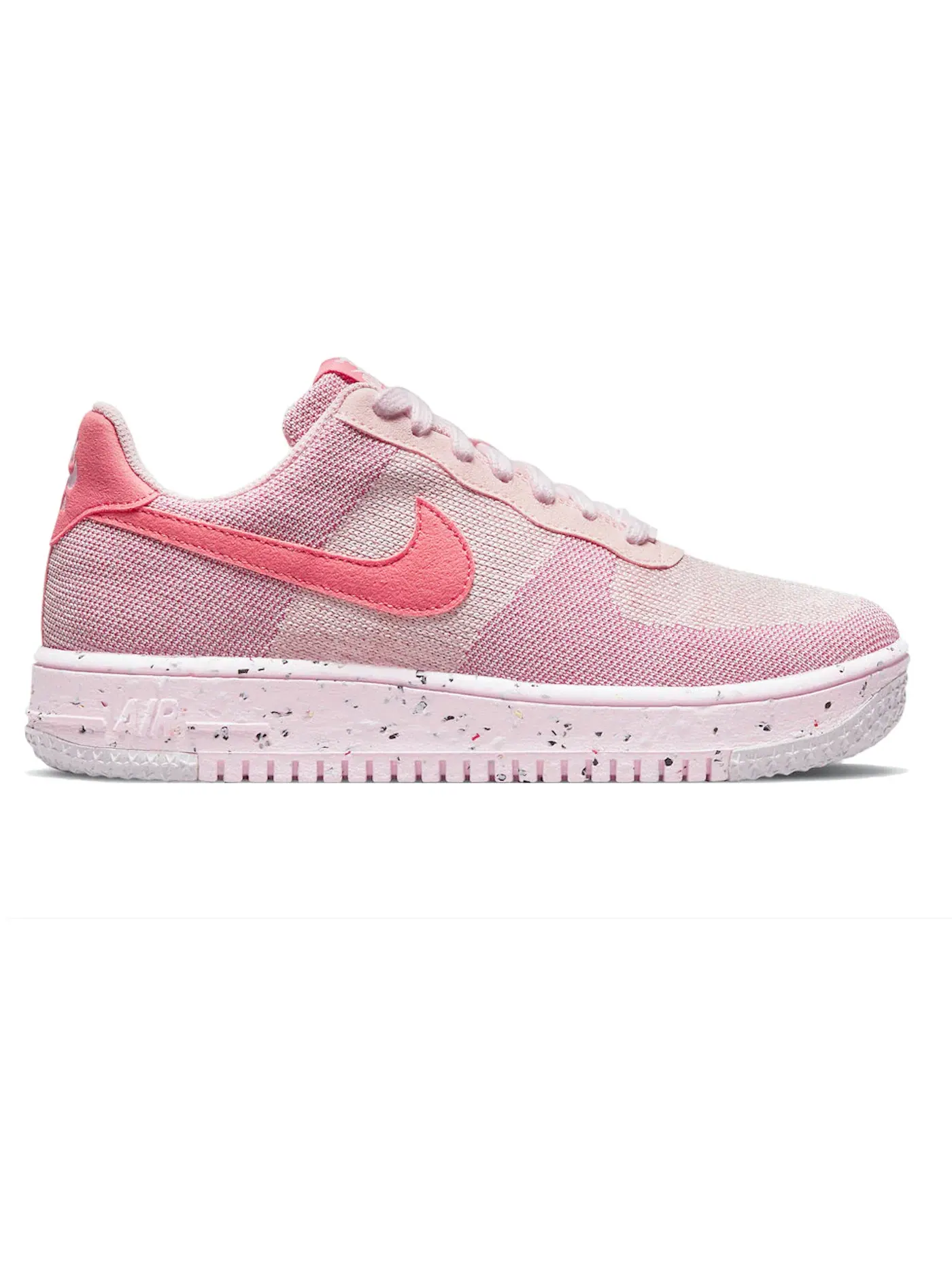 Женские кроссовки Nike Air Force 1 Low Crater Flyknit — изображение 1 из 1, розовый розовый