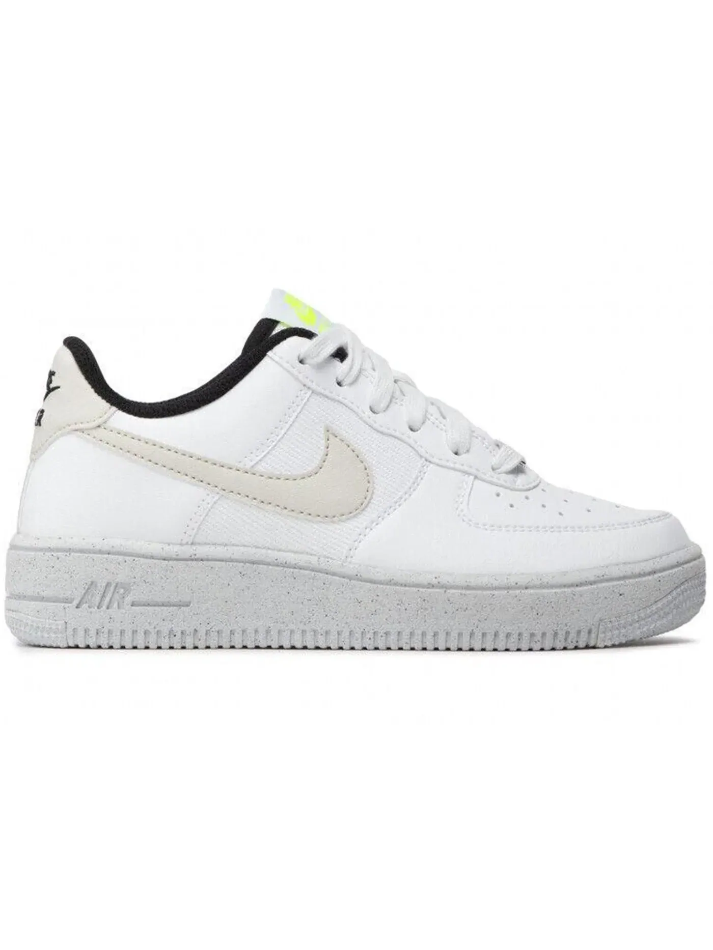 Детские кроссовки с низким верхом Nike Air Force 1 Low Crater Nike — изображение 1 из 1, белый черный светлый