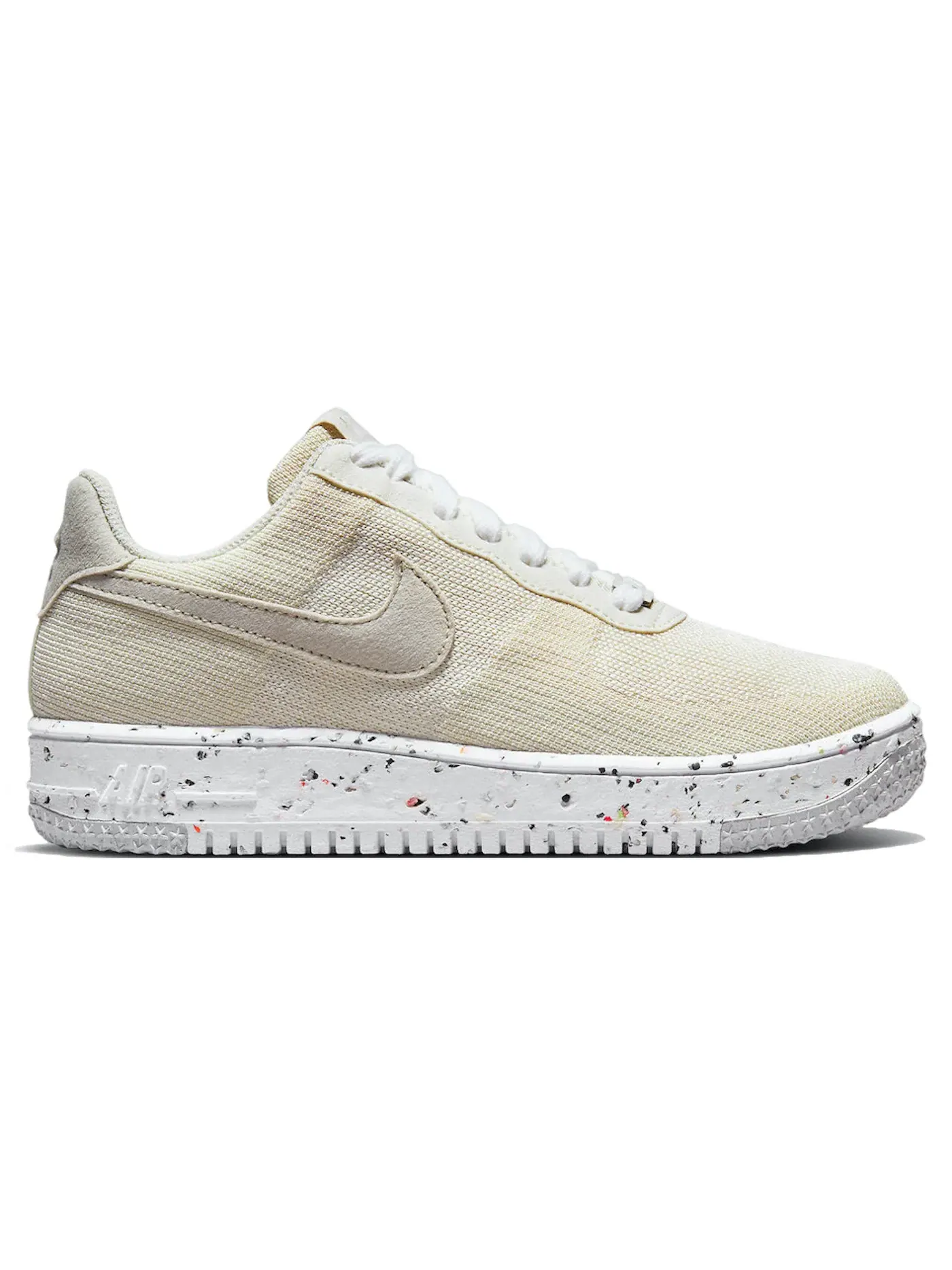 Женские кроссовки для повседневной носки Nike Air Force 1 Low Crater, Sail/Sail/Crater — изображение 1 из 1