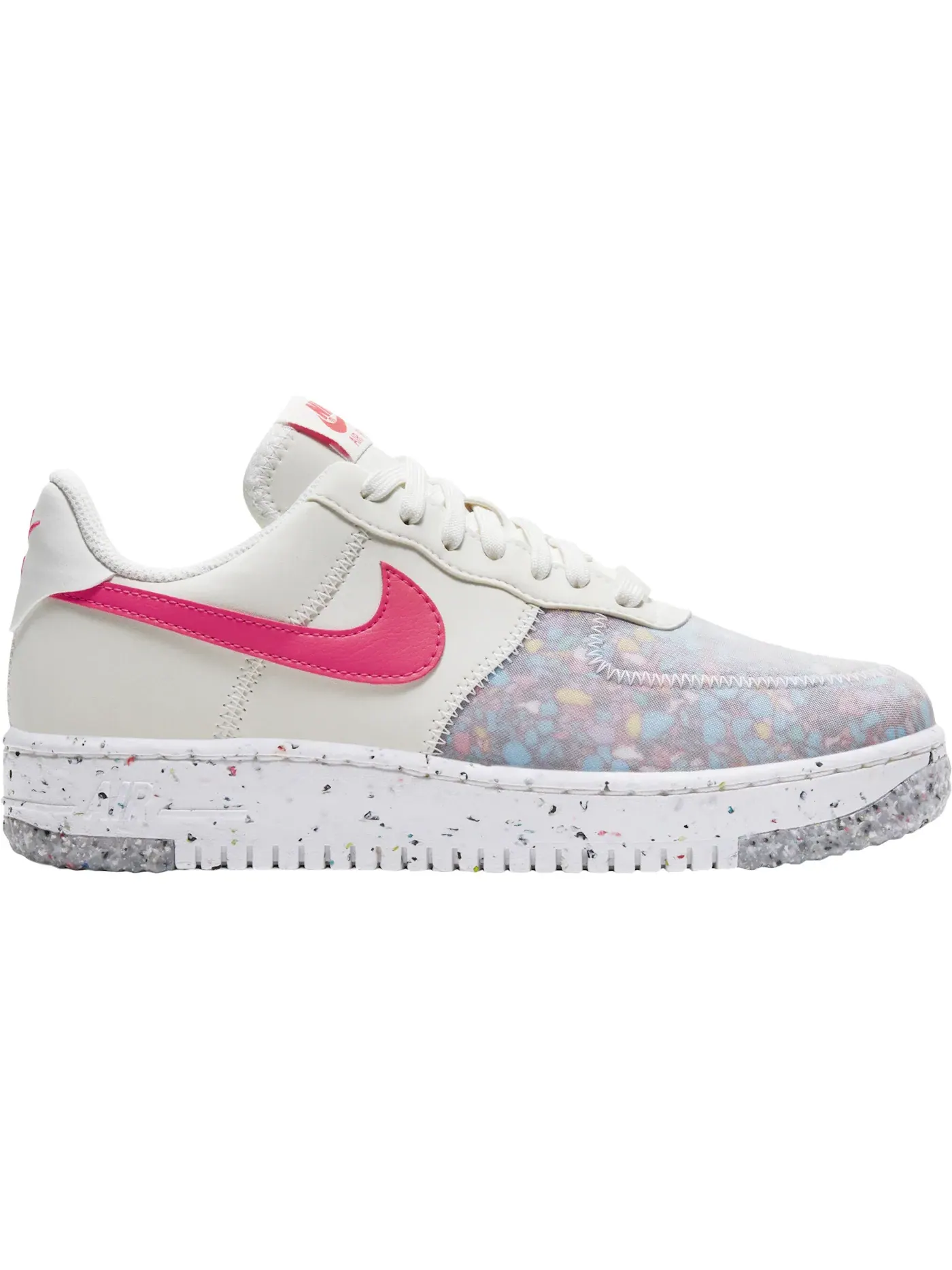 Женские кроссовки для повседневной носки Nike Air Force 1 Low Crater — изображение 1 из 1, белый/белый/красный
