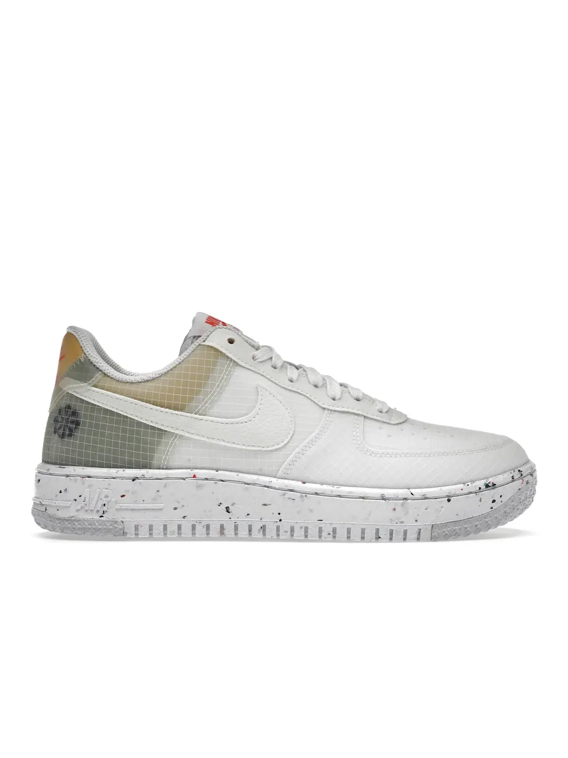 Мужские кроссовки с длинным рукавом Nike Air Force 1 Low Crater Nike — изображение 1 из 4, белый/оранжевый/белый