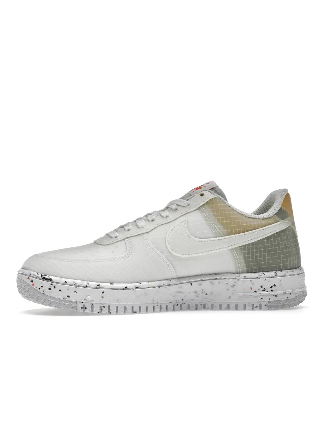 Мужские кроссовки с длинным рукавом Nike Air Force 1 Low Crater Nike — изображение 3 из 4, белый/оранжевый/белый