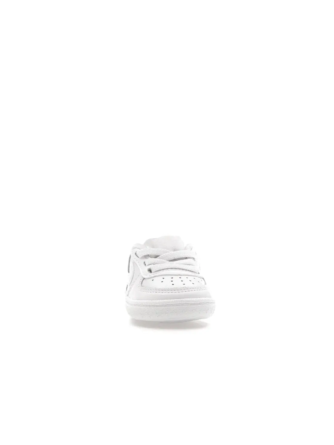 Детские кроссовки с закрытыми носками Nike Air Force 1 Low Crib — изображение 2 из 4, белый/белый