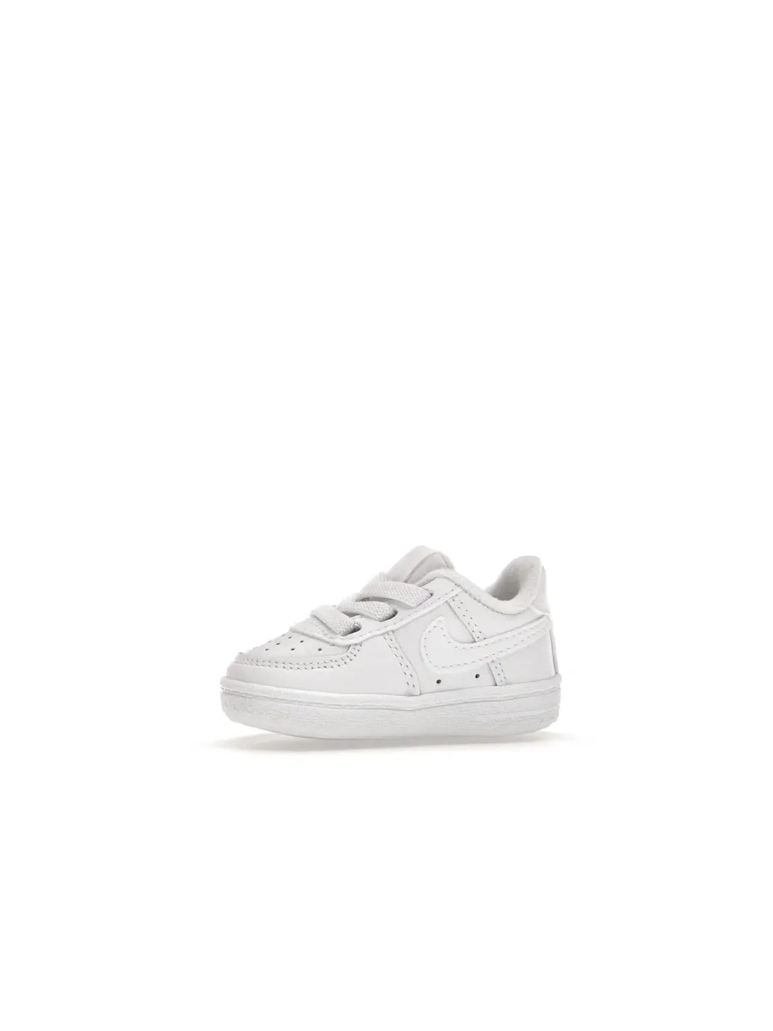 Детские кроссовки с закрытыми носками Nike Air Force 1 Low Crib — изображение 3 из 4, белый/белый