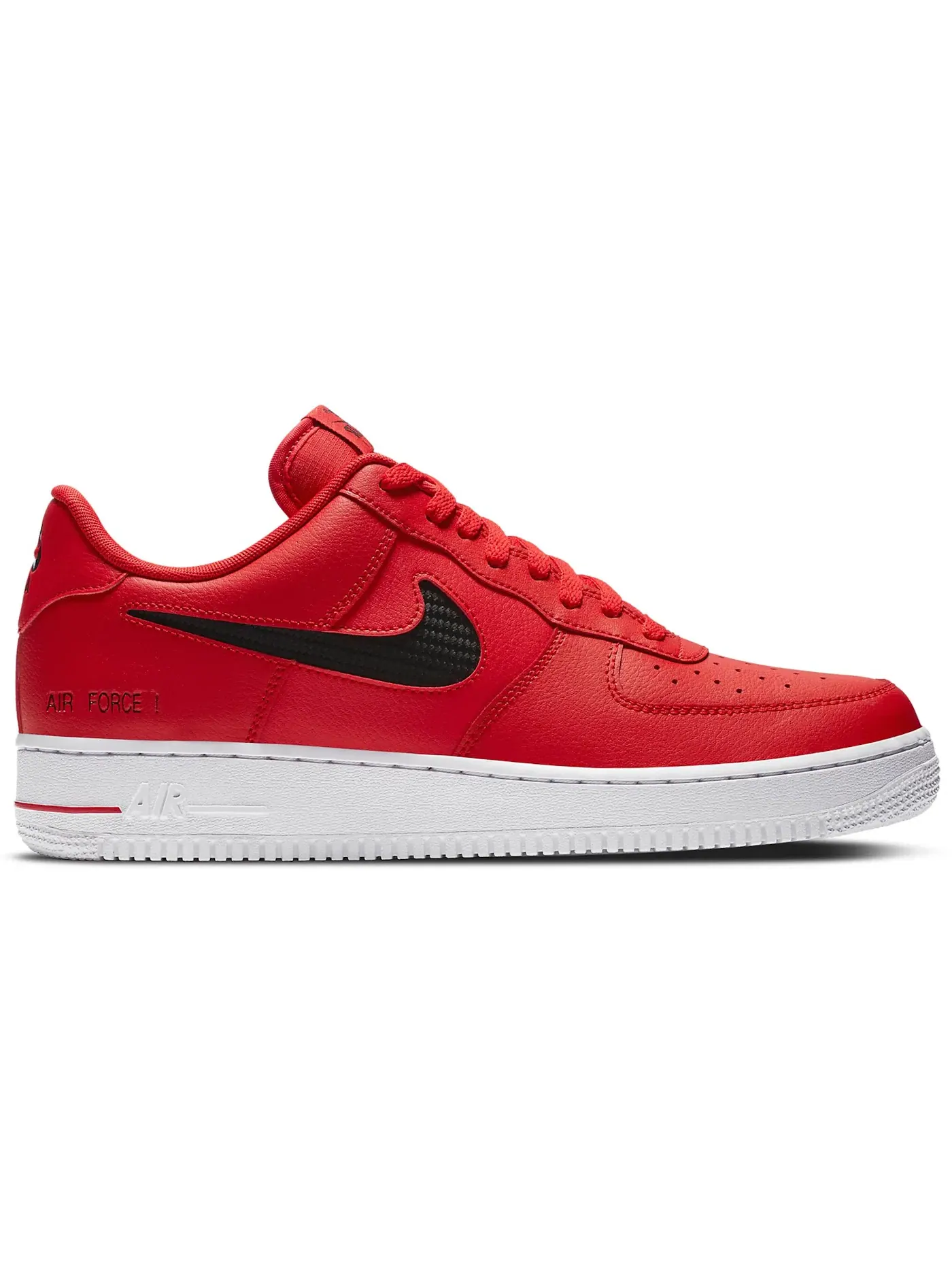 Мужские кроссовки Lifestyle Nike Air Force 1 Low — изображение 1 из 1, красный/черный-белый