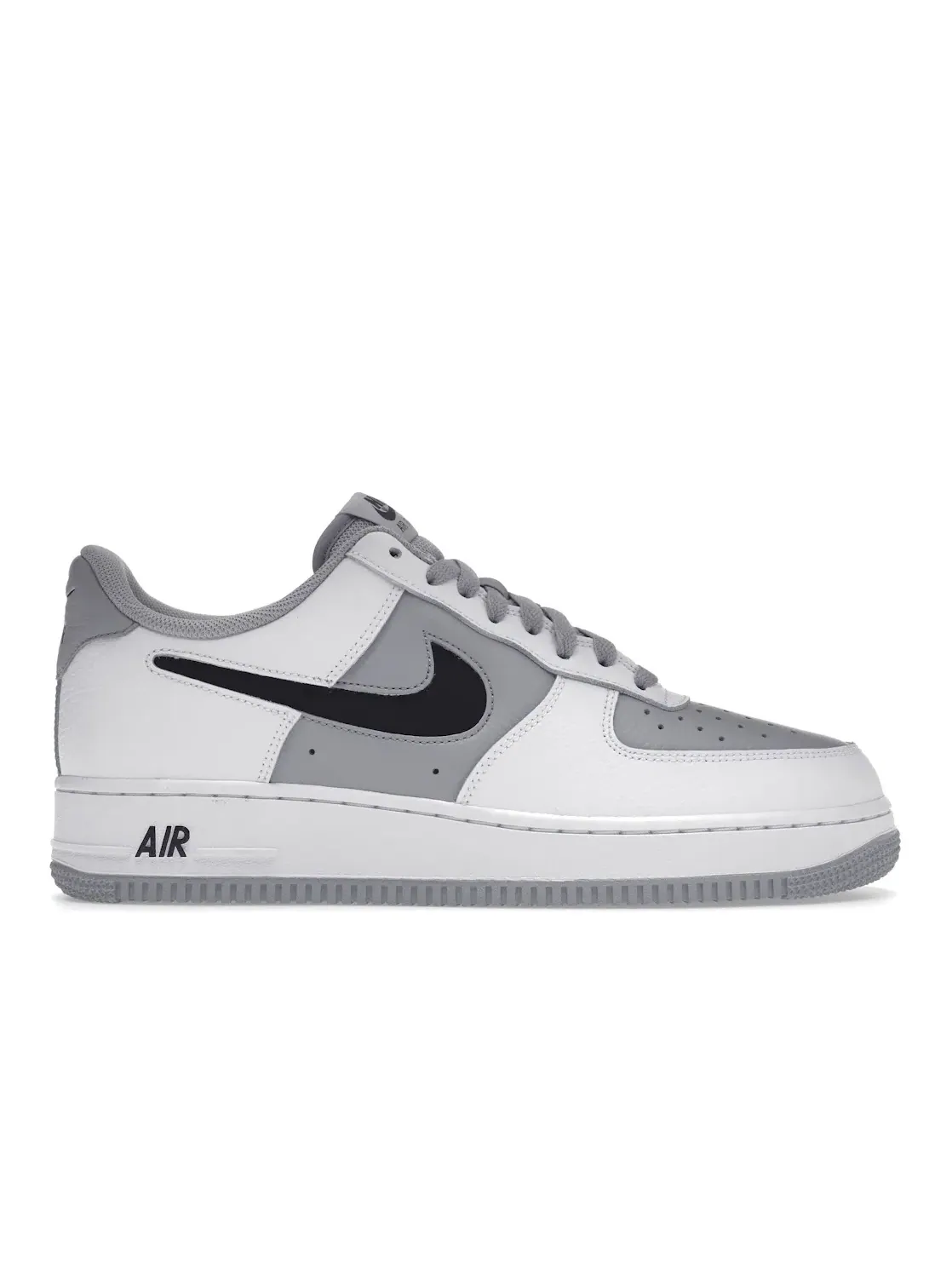 Мужские кроссовки Lifestyle Nike Air Force 1 Low Cut-Out — изображение 1 из 4, белый/серый/черный
