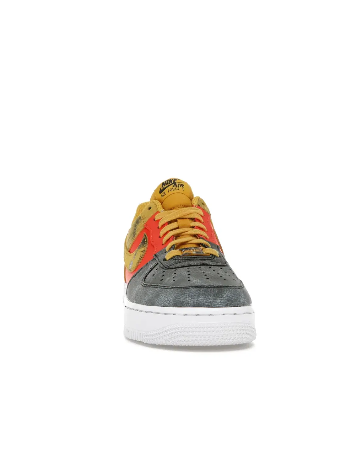 Мужские кроссовки Lifestyle с принтом Nike Air Force 1 Low Tie Dye Dark Sulphur — изображение 2 из 4, темный/темный-оранжевый
