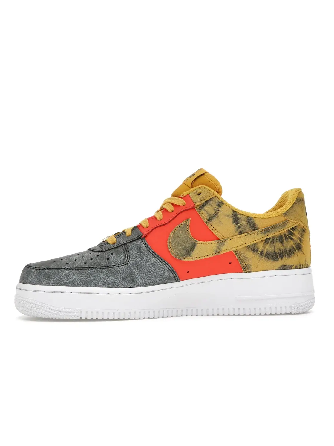 Мужские кроссовки Lifestyle с принтом Nike Air Force 1 Low Tie Dye Dark Sulphur — изображение 3 из 4, темный/темный-оранжевый