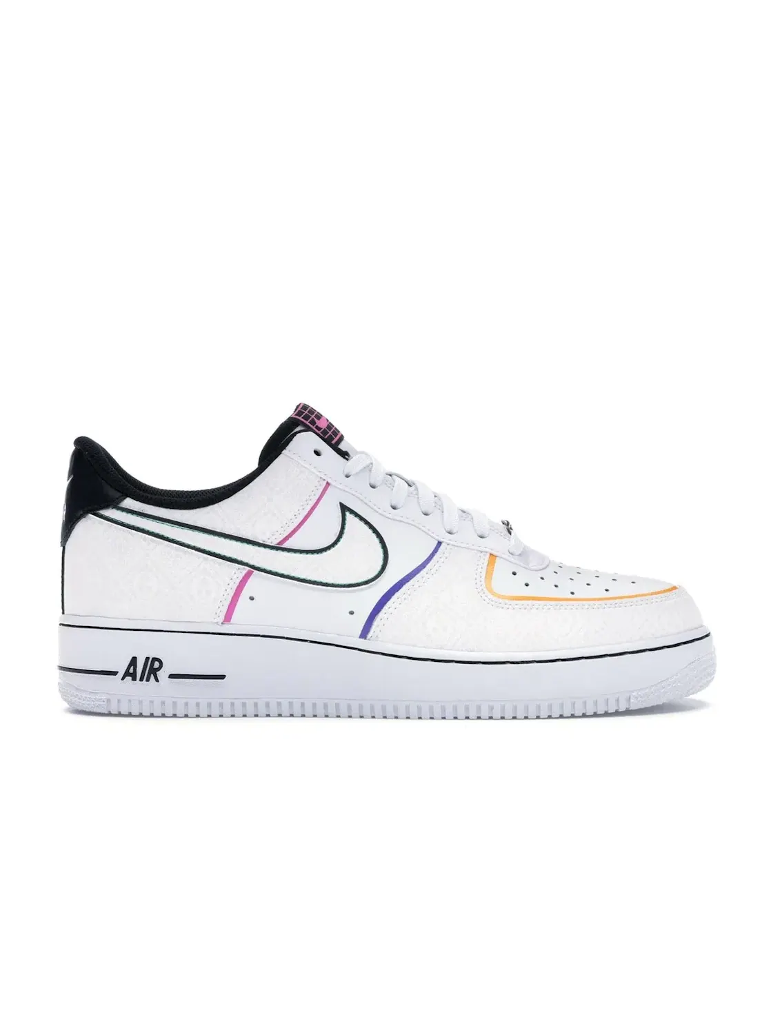 Мужские кроссовки с принтом Nike Air Force 1 Low Day of the Dead — изображение 1 из 4, белый/черный-мульти