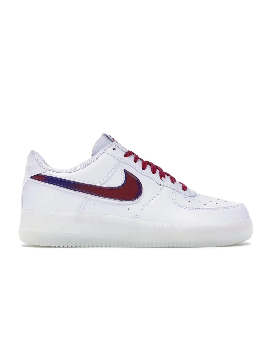 Мужские кроссовки с принтом Nike Air Force 1 Low De Lo Mio — изображение 1 из 4, белый/белый--красный