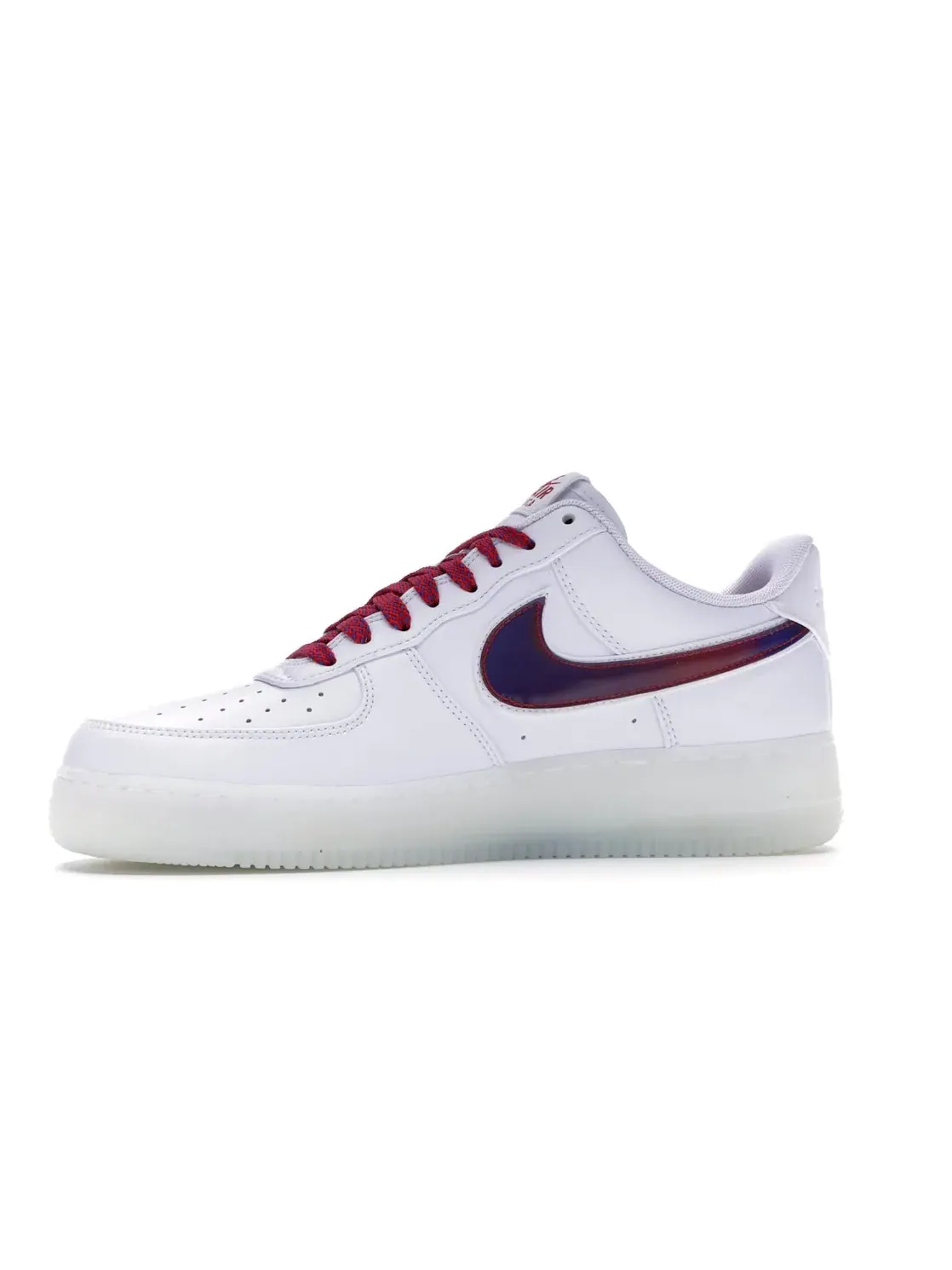 Мужские кроссовки с принтом Nike Air Force 1 Low De Lo Mio — изображение 3 из 4, белый/белый--красный