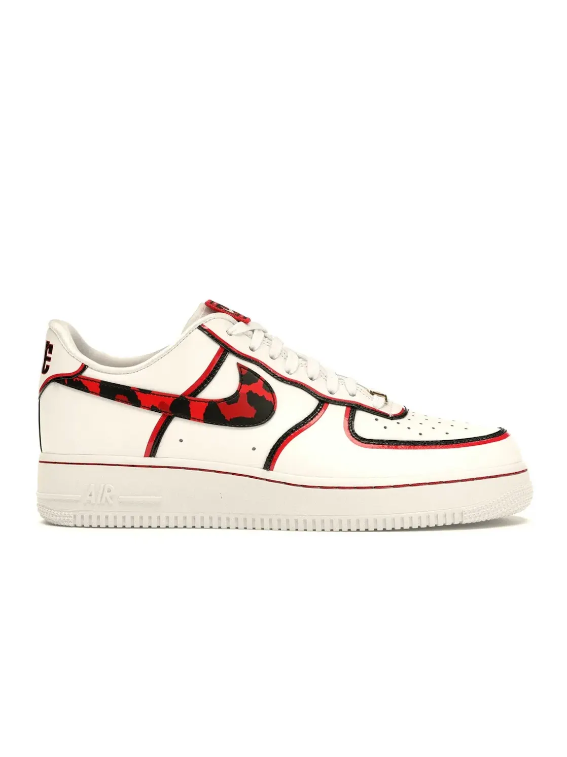 Мужские кроссовки с принтом Nike Air Force 1 Low Dennis Rodman — изображение 1 из 4, белый/черный-красный
