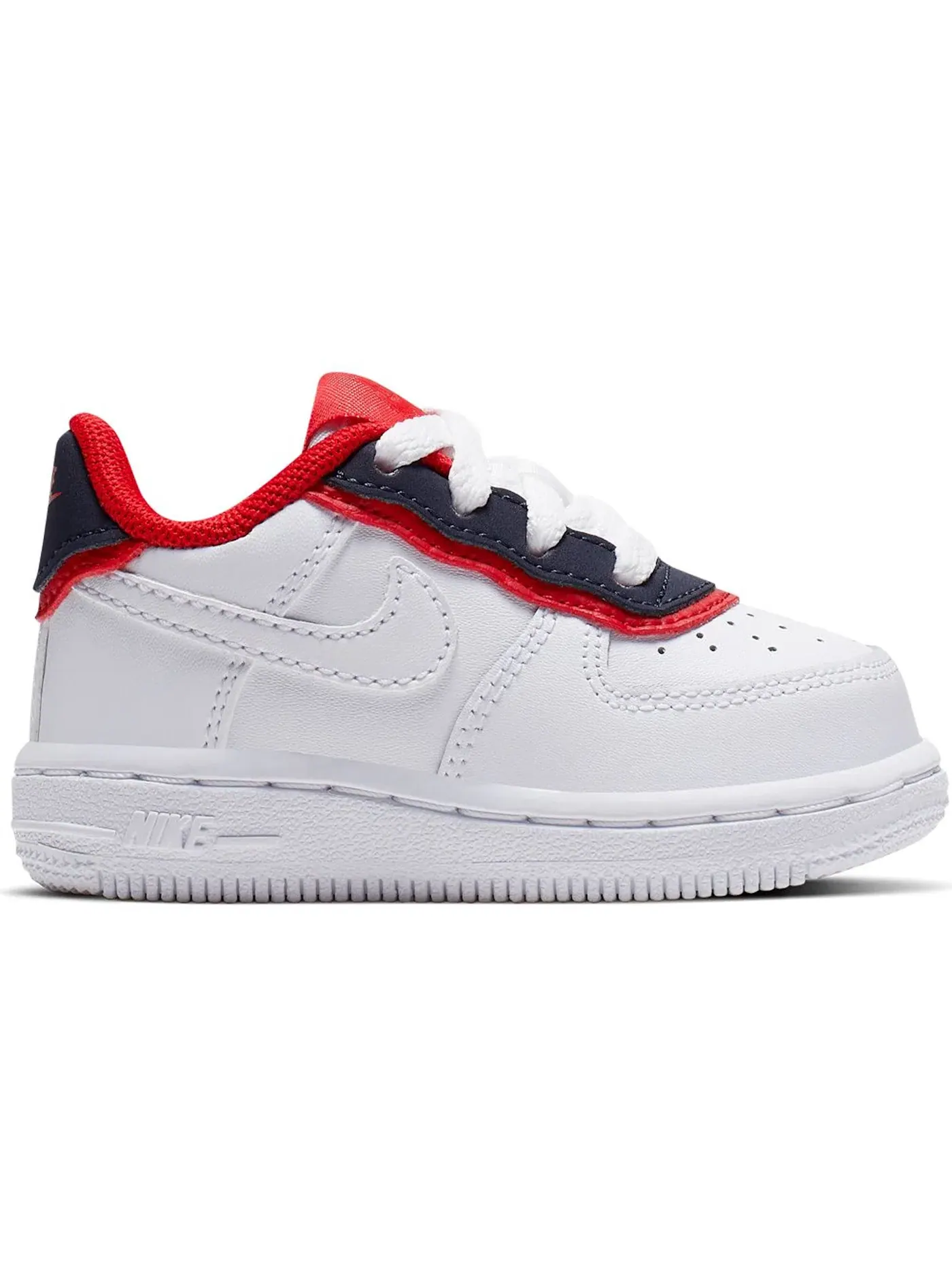 Детские кроссовки Lifestyle Nike Air Force 1 Low — изображение 1 из 1, белый/-красный-белый