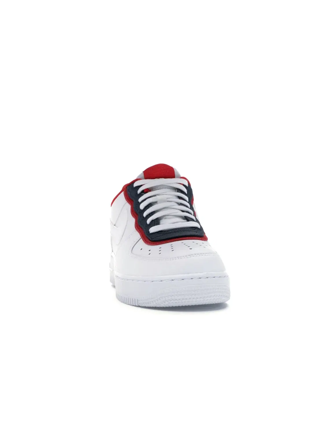 Мужские кроссовки с двуслойным дизайном Nike Air Force 1 Low Nike — изображение 2 из 4, белый/-красный-белый