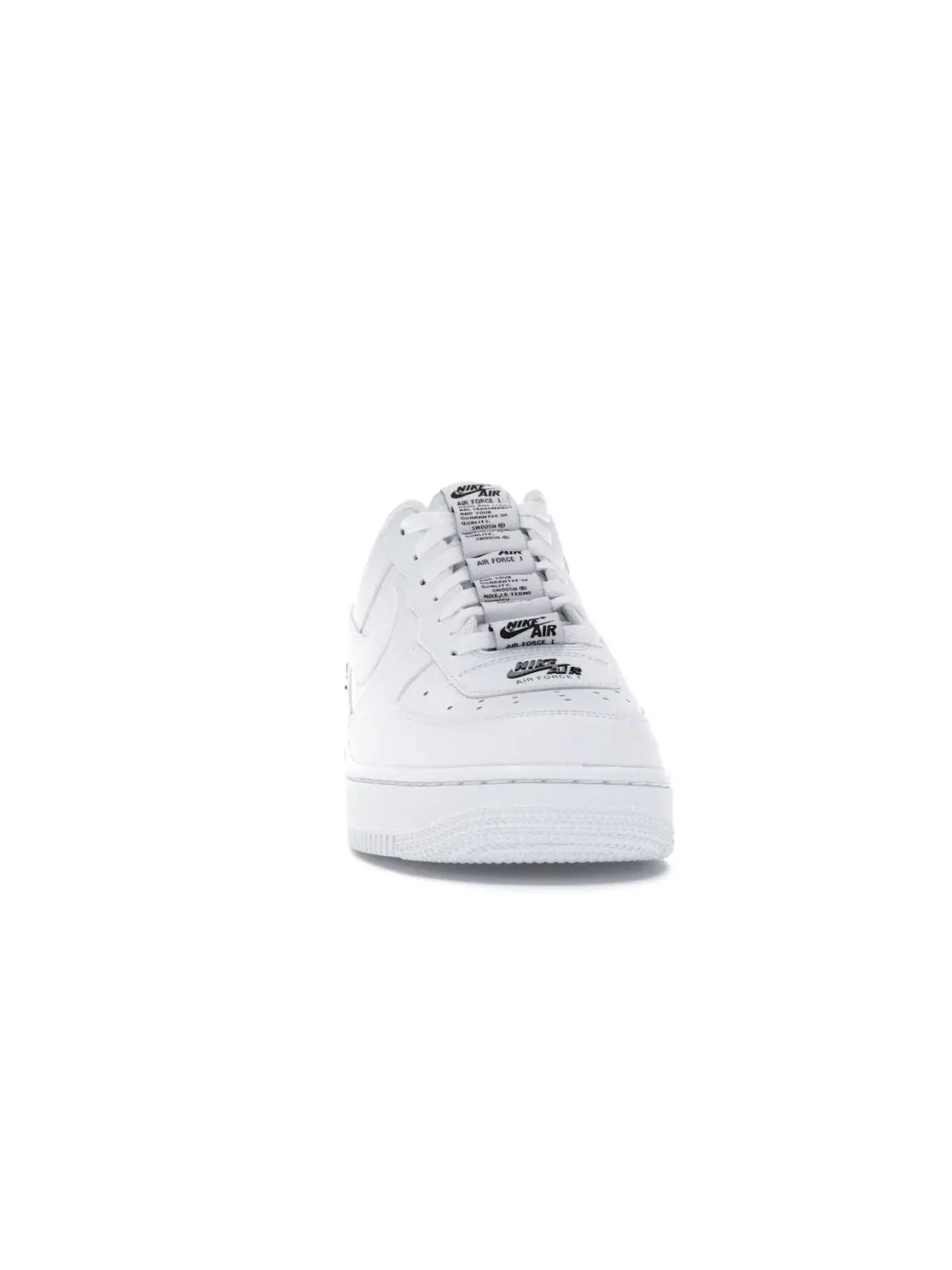 Мужские кроссовки с кожаным верхом Nike Air Force 1 Low — изображение 2 из 4, белый/белый-черный