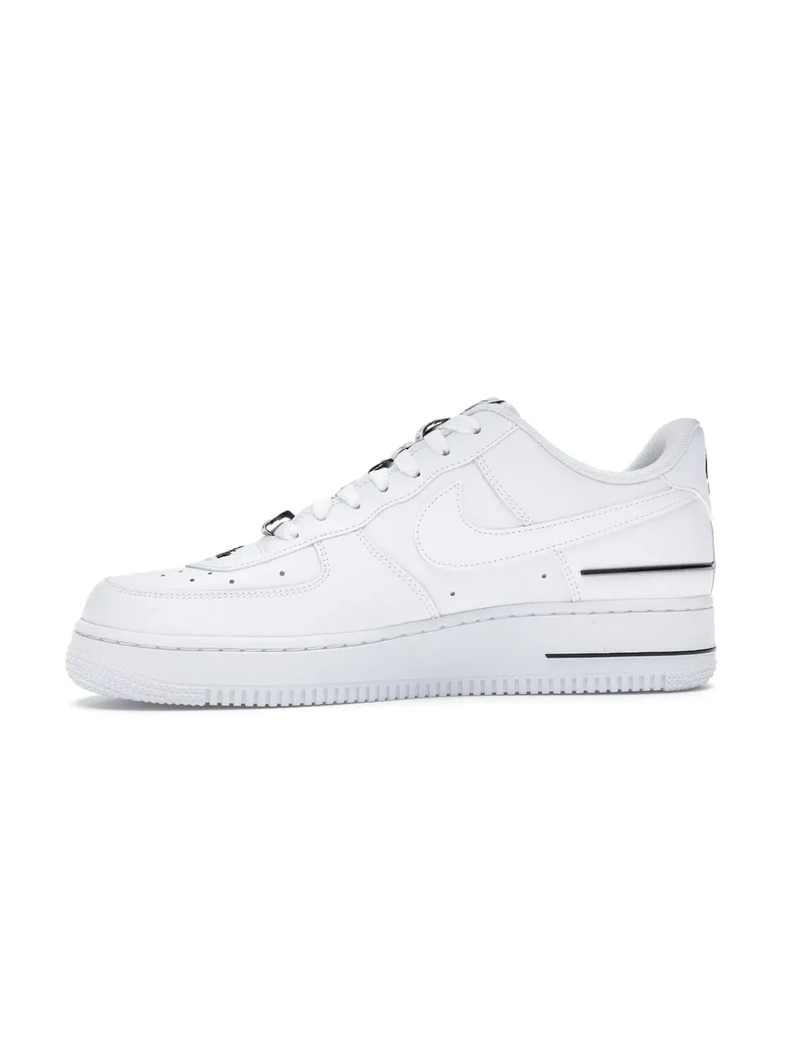Мужские кроссовки с кожаным верхом Nike Air Force 1 Low — изображение 3 из 4, белый/белый-черный