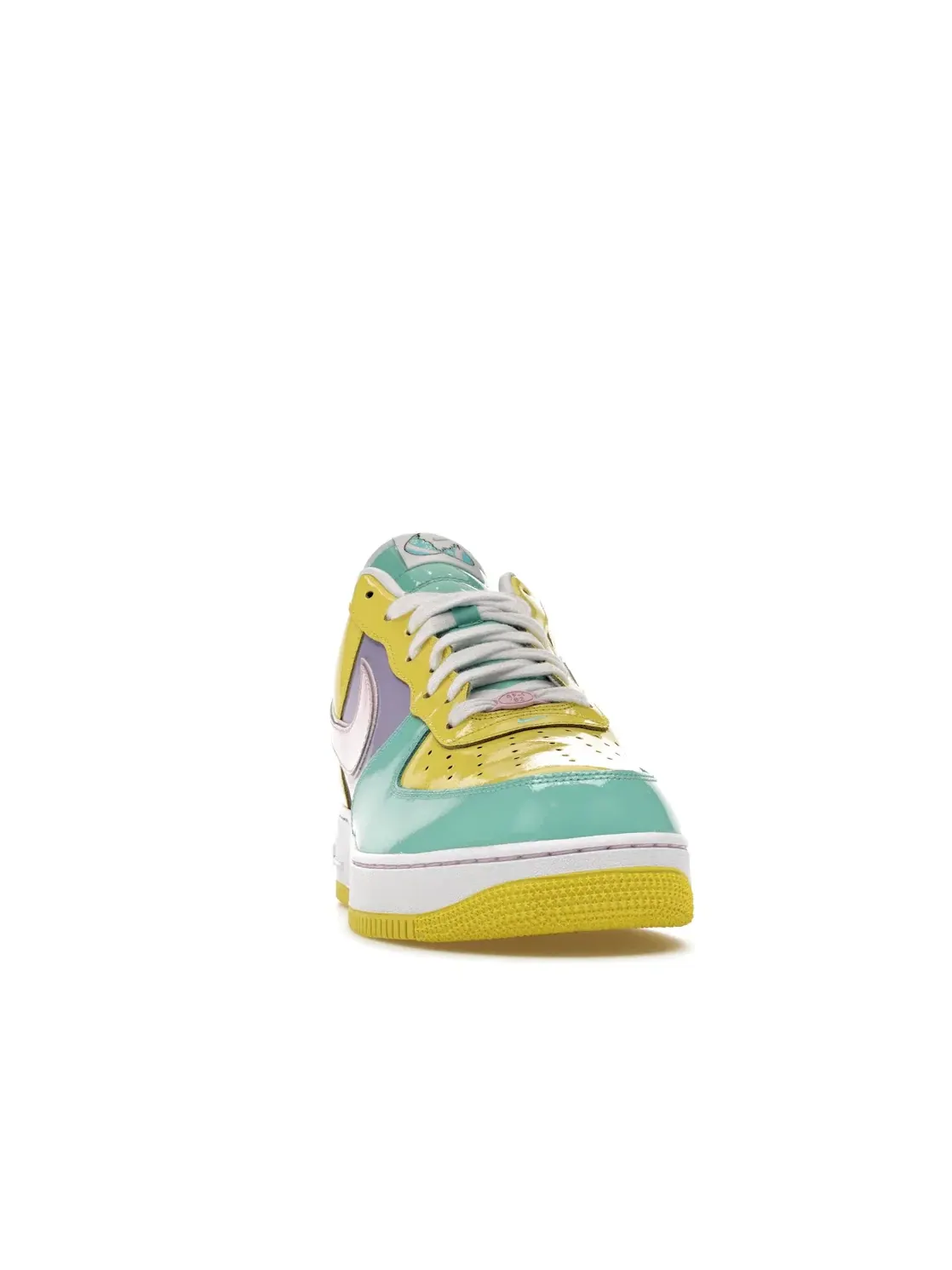 Мужские кроссовки с многоцветным дизайном Nike Air Force 1 Low — изображение 2 из 4, желтый/розовый///белый