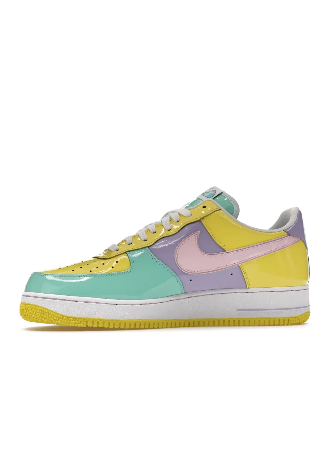 Мужские кроссовки с многоцветным дизайном Nike Air Force 1 Low — изображение 3 из 4, желтый/розовый///белый