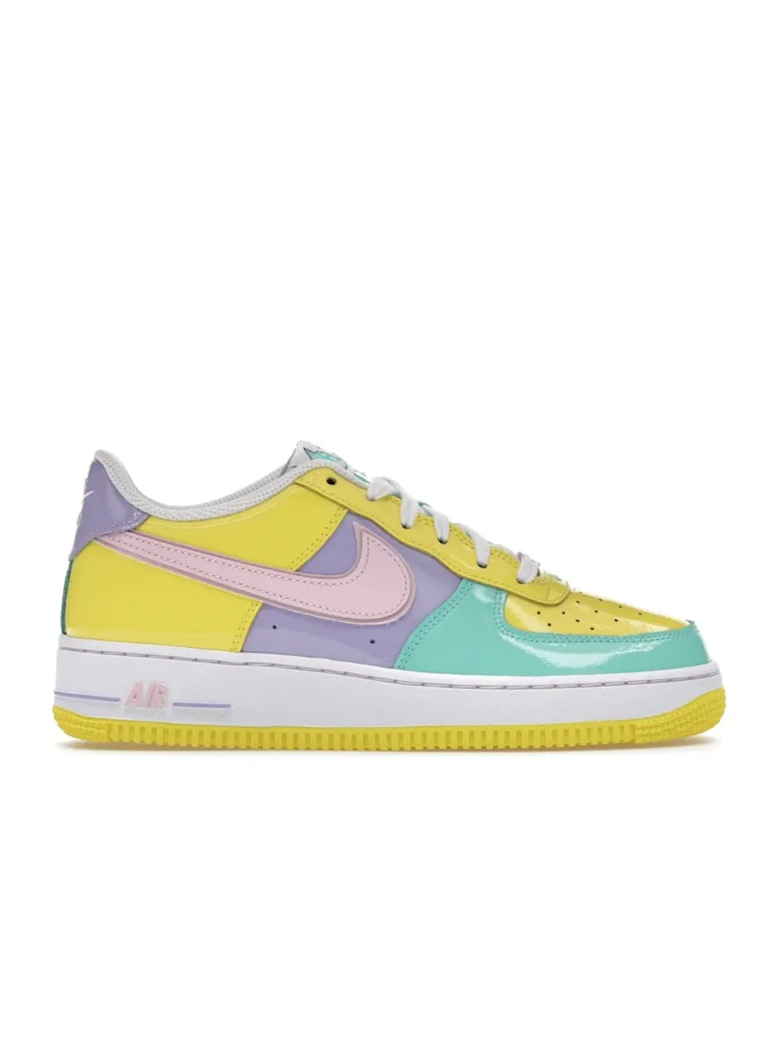 Детские кроссовки Lifestyle Nike Air Force 1 Low — изображение 1 из 4, желтый розовый белый
