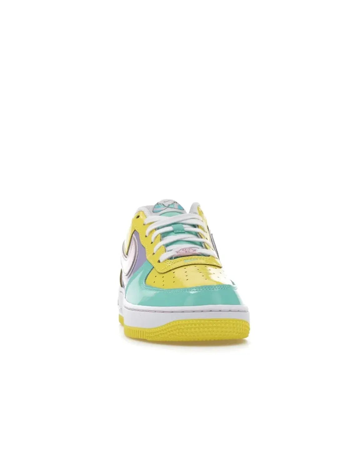 Детские кроссовки Lifestyle Nike Air Force 1 Low — изображение 2 из 4, желтый розовый белый