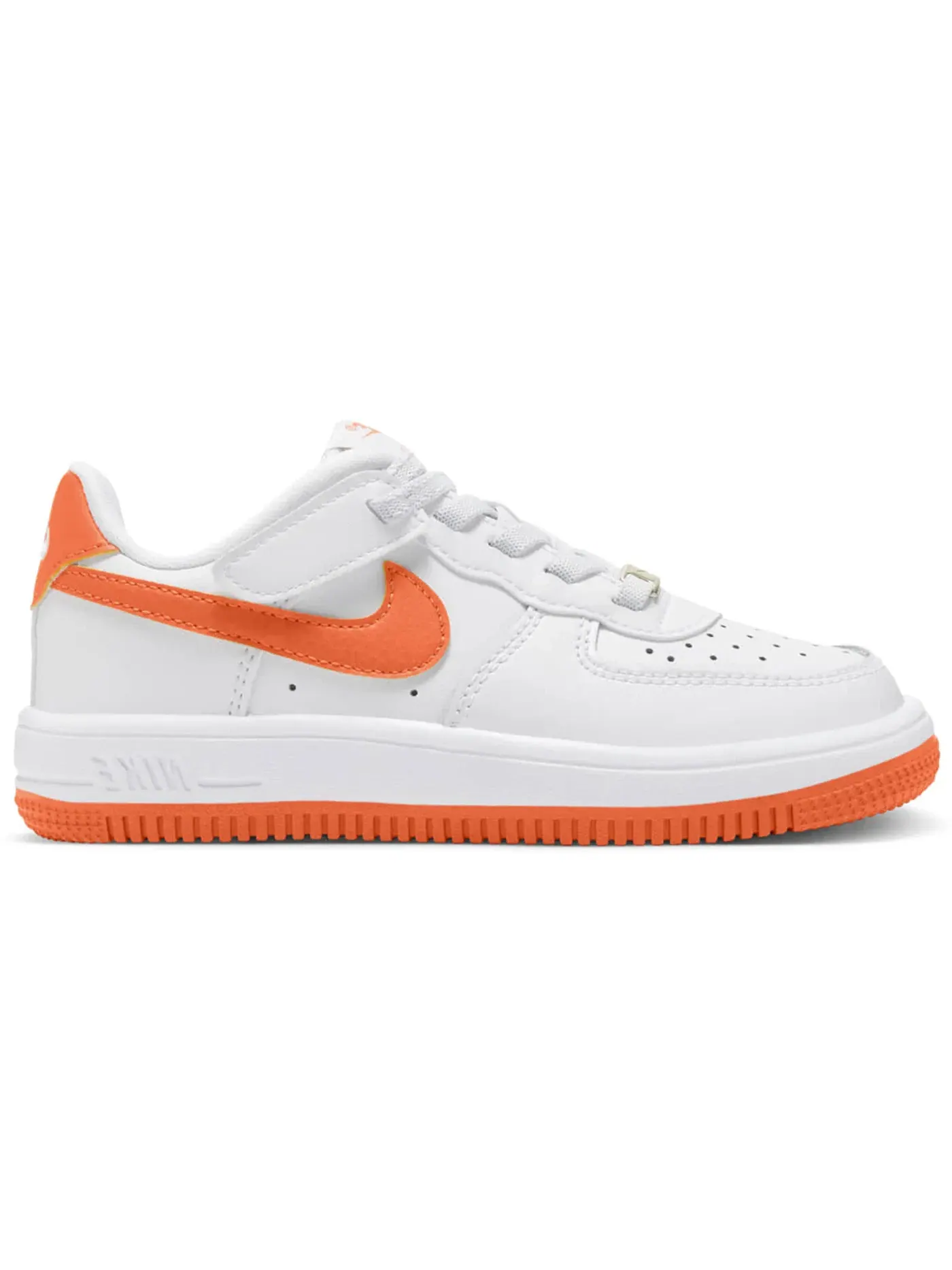 Детские кроссовки Lifestyle Nike Air Force 1 Low EasyOn — изображение 1 из 1, белый/белый/оранжевый