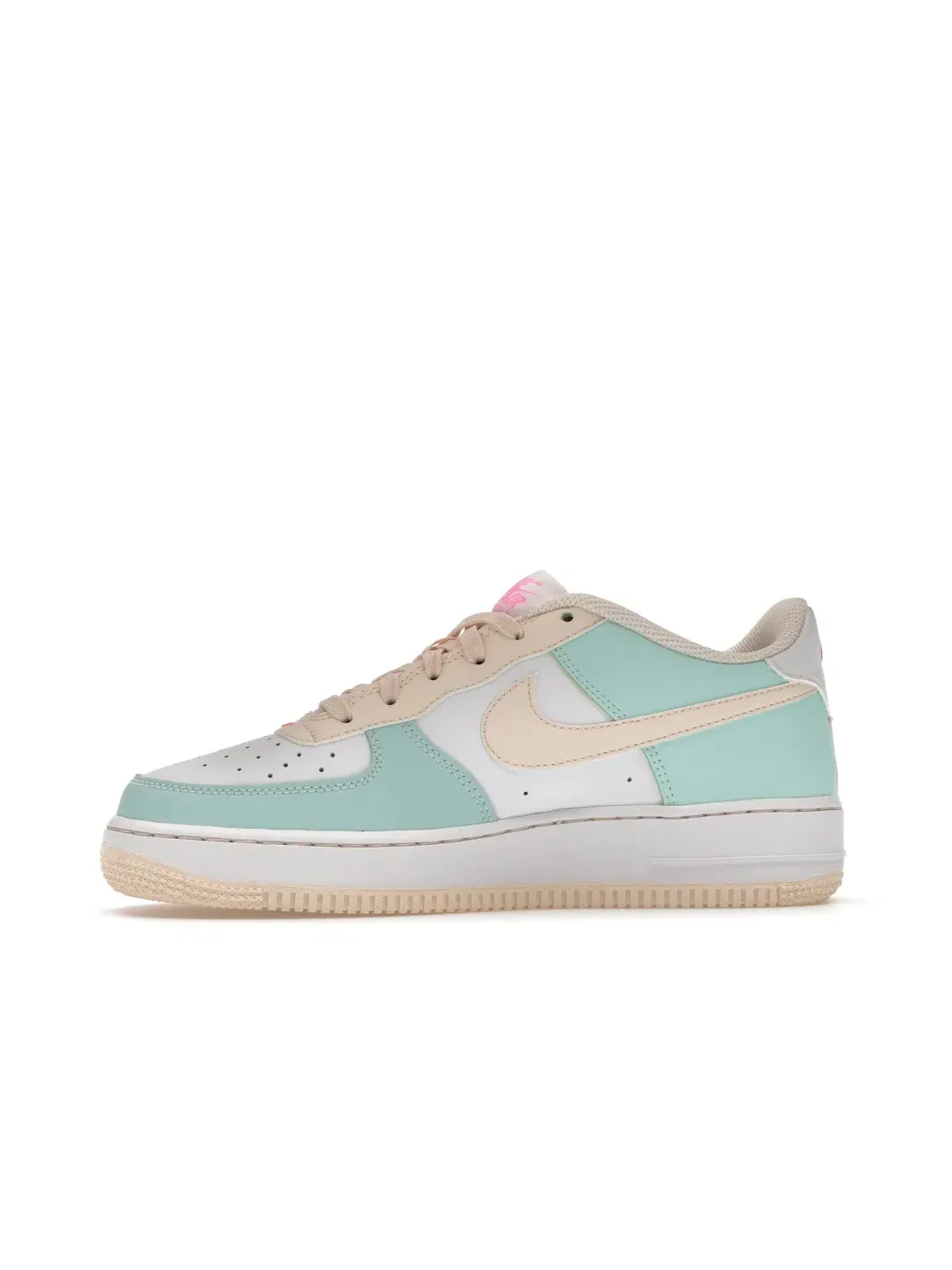 Детские кроссовки Lifestyle Nike Air Force 1 Low — изображение 3 из 4, белый-розовый