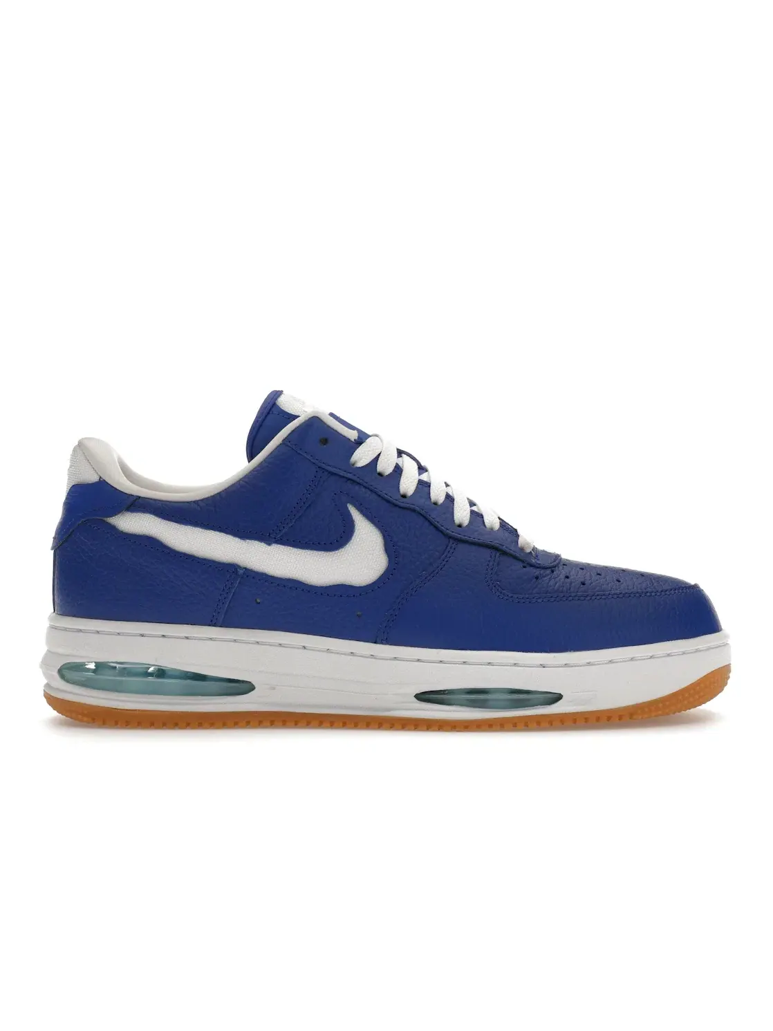 Мужские кроссовки с деконструированным дизайном Nike Air Force 1 Low Evo Nike — изображение 1 из 4, белый-синий-желтый