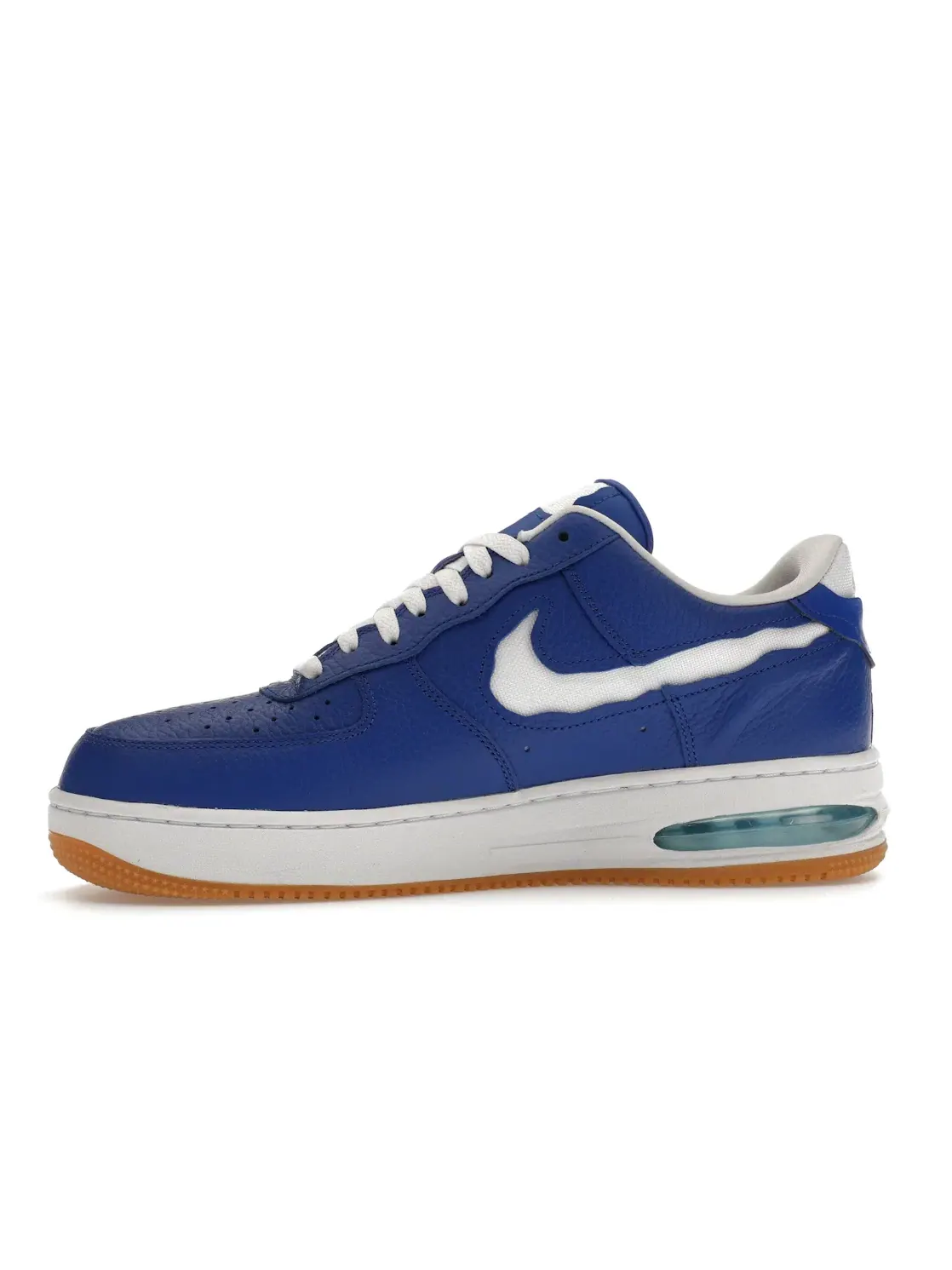 Мужские кроссовки с деконструированным дизайном Nike Air Force 1 Low Evo Nike — изображение 3 из 4, белый-синий-желтый