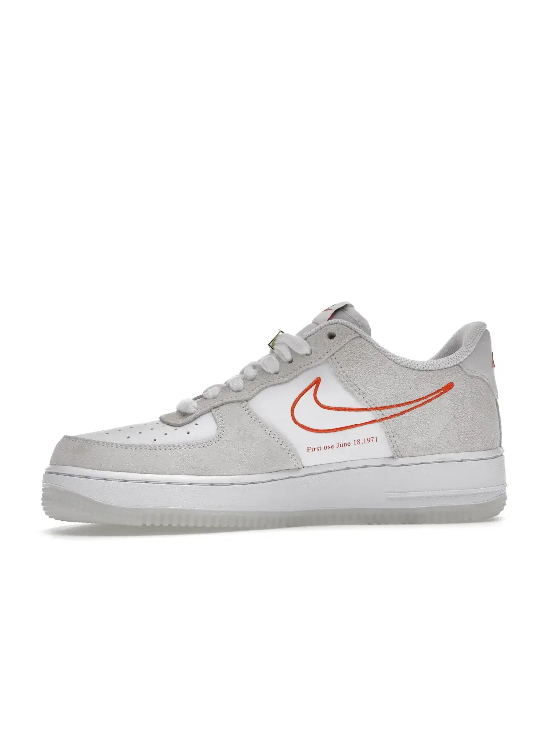 Женские кроссовки с кожаным верхом Nike Air Force 1 Low — изображение 3 из 4, кремовый/оранжевый
