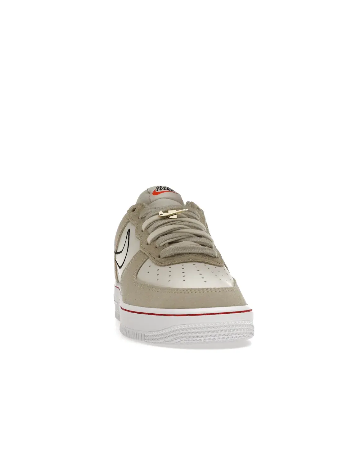 Мужские кроссовки с кожаным верхом Nike Air Force 1 Low First Use — изображение 2 из 4, светлый/черный--красный