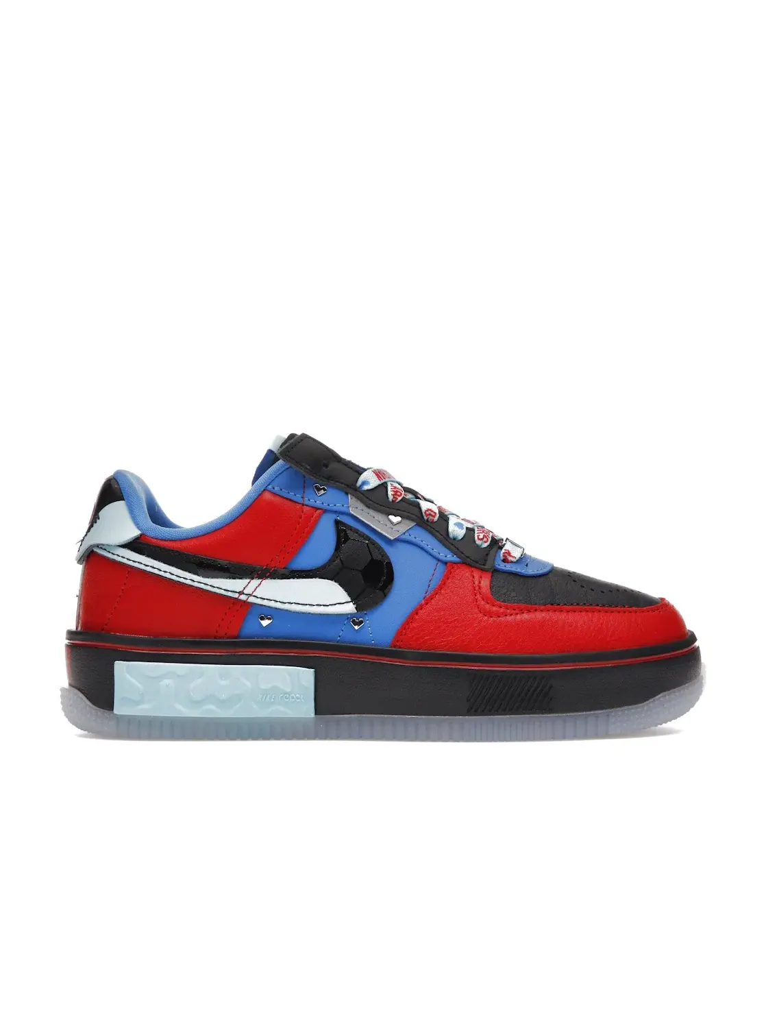 Женские кроссовки с дизайном Nike Air Force 1 Low Fontanka Doernbecher Cidni Nike — изображение 1 из 4, черный/синий/красный