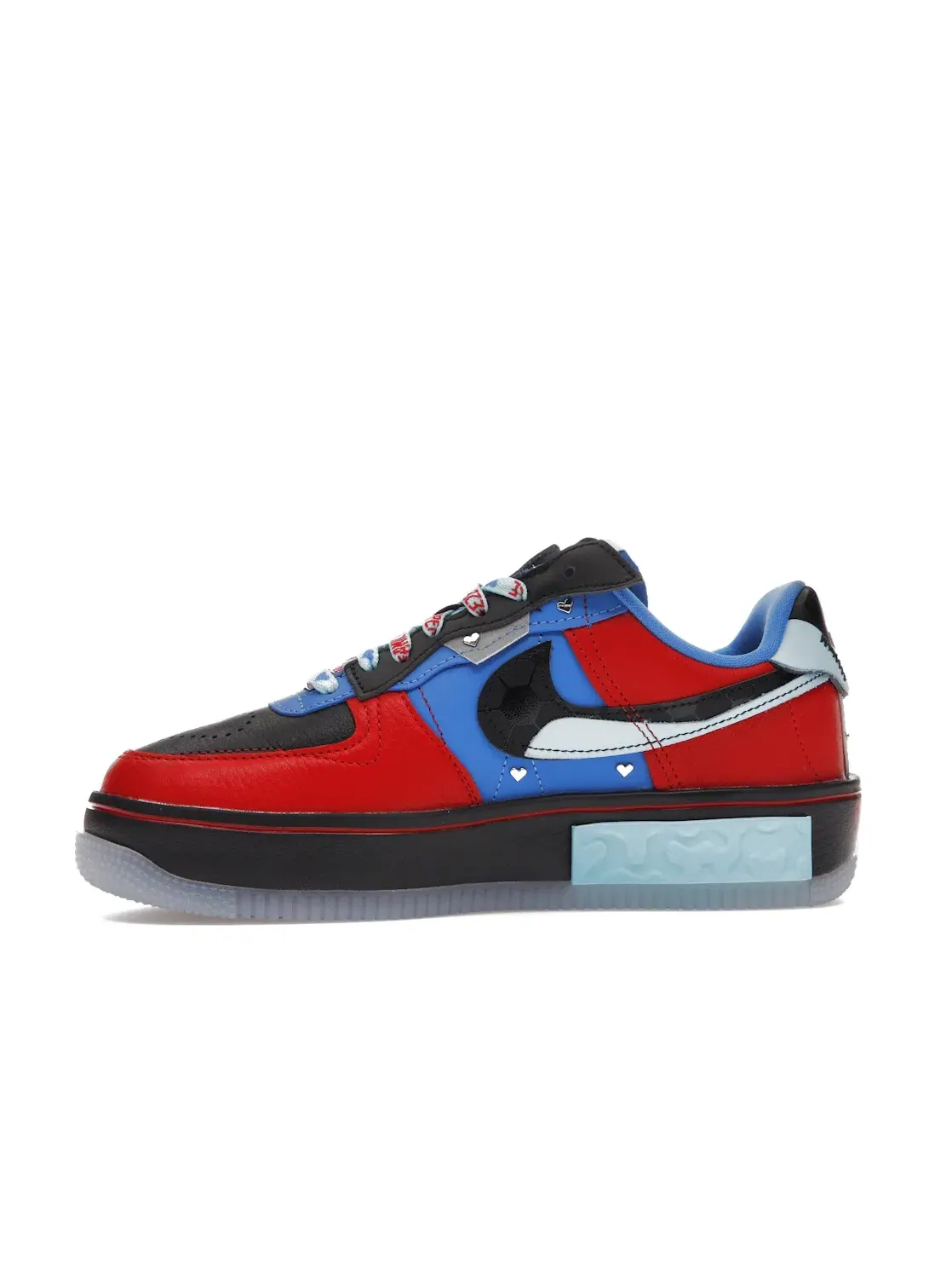 Женские кроссовки с дизайном Nike Air Force 1 Low Fontanka Doernbecher Cidni Nike — изображение 3 из 4, черный/синий/красный