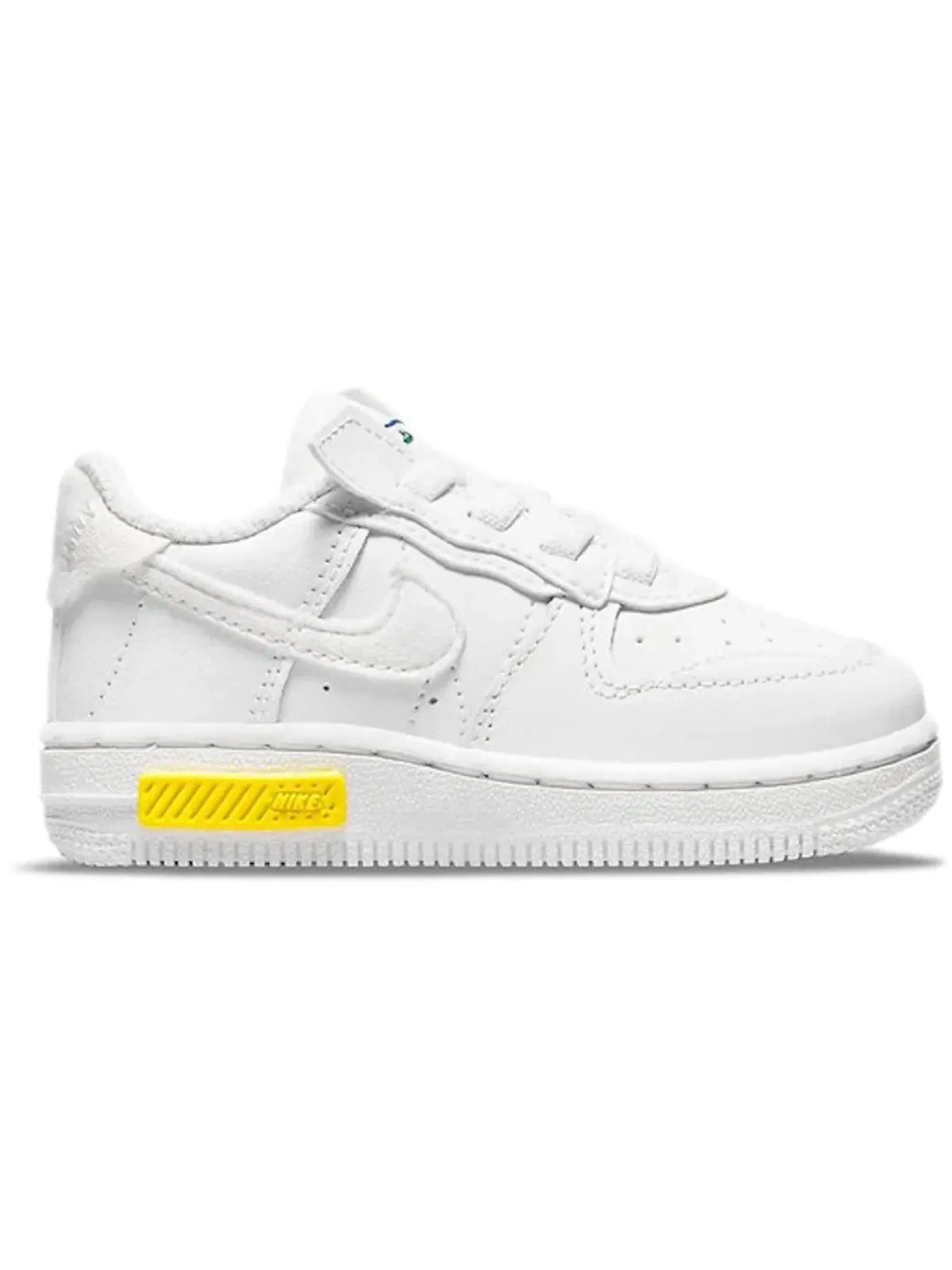Детские кроссовки с перфорацией Nike Air Force 1 Low Fontanka Nike — изображение 1 из 1, белый//желтый/белый