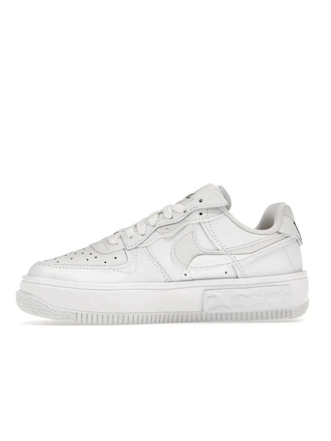 Женские кроссовки с цветной вставкой Nike Air Force 1 Low Fontanka — изображение 3 из 4, белый/белый/белый/белый
