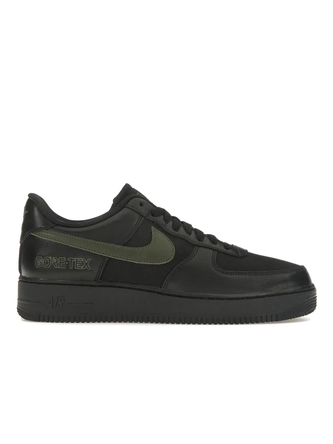 Мужские кроссовки Lifestyle с мембраной Gore-Tex Nike Air Force 1 Low Gore-Tex — изображение 1 из 4, черный хаки